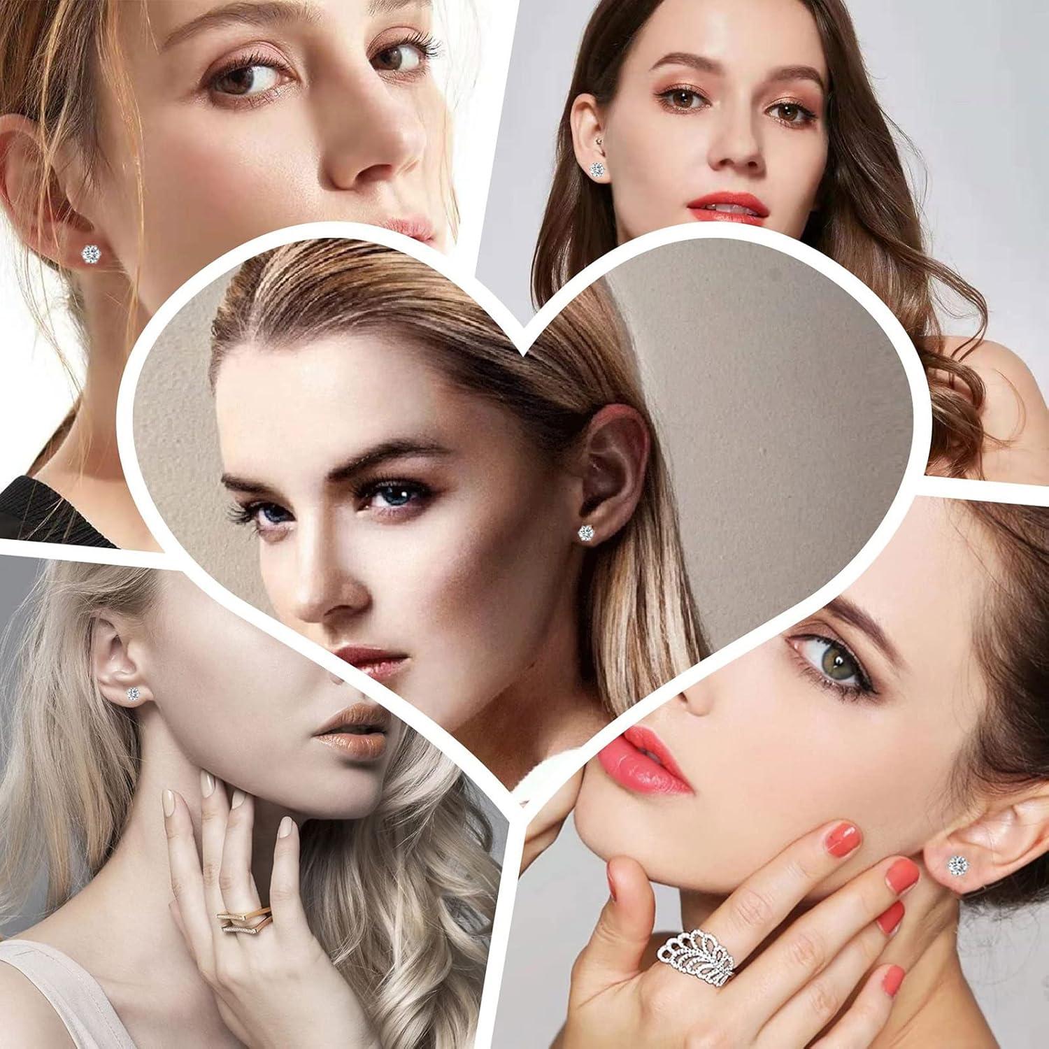 Pendientes Magnéticos Spiritlele 12 Pares Clip Acero Inoxidable