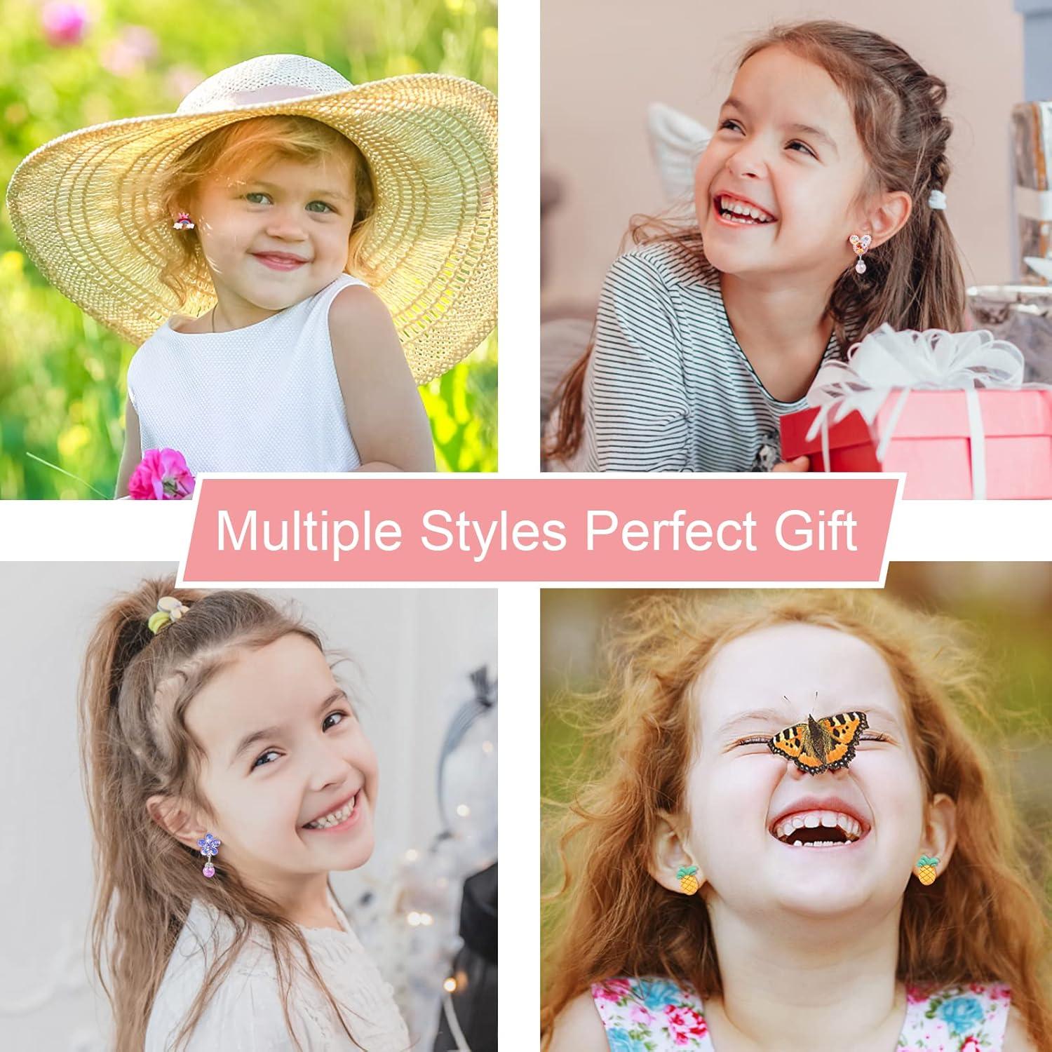 Pendientes de Clip Hipoalergénicos DEVIENG 32 Pares Niñas