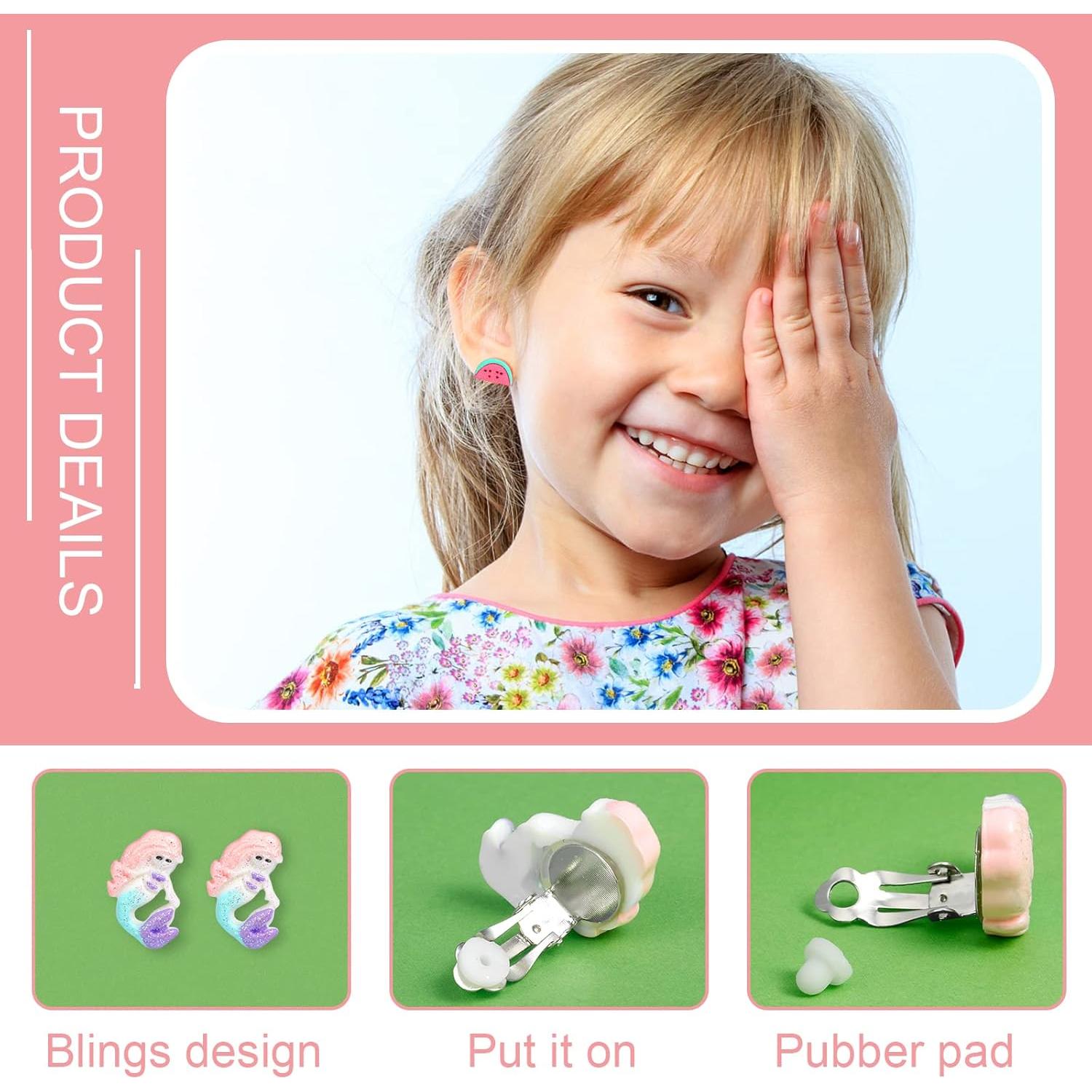 Pendientes de Clip Hipoalergénicos DEVIENG 32 Pares Niñas