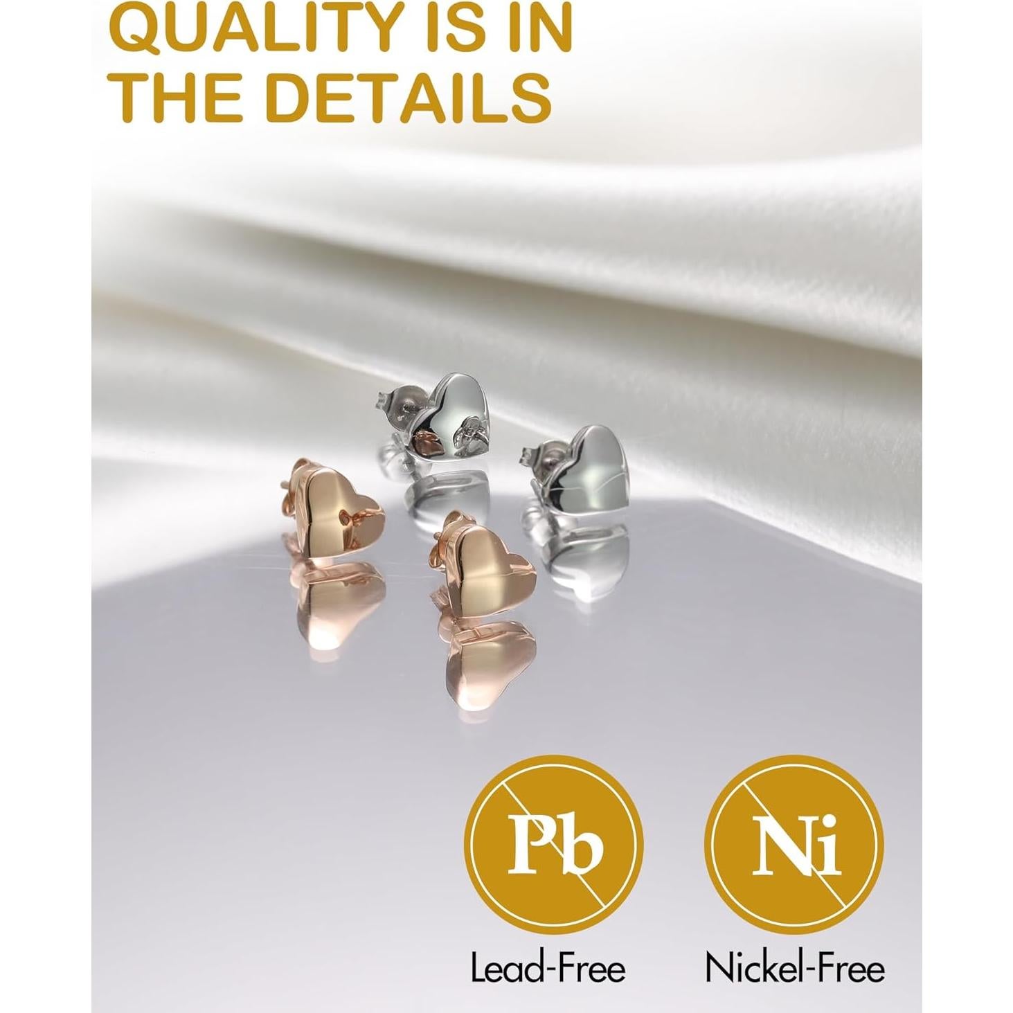 Pendientes Magnéticos Feraco para Mujeres - Acupresión y Drenaje Linfático