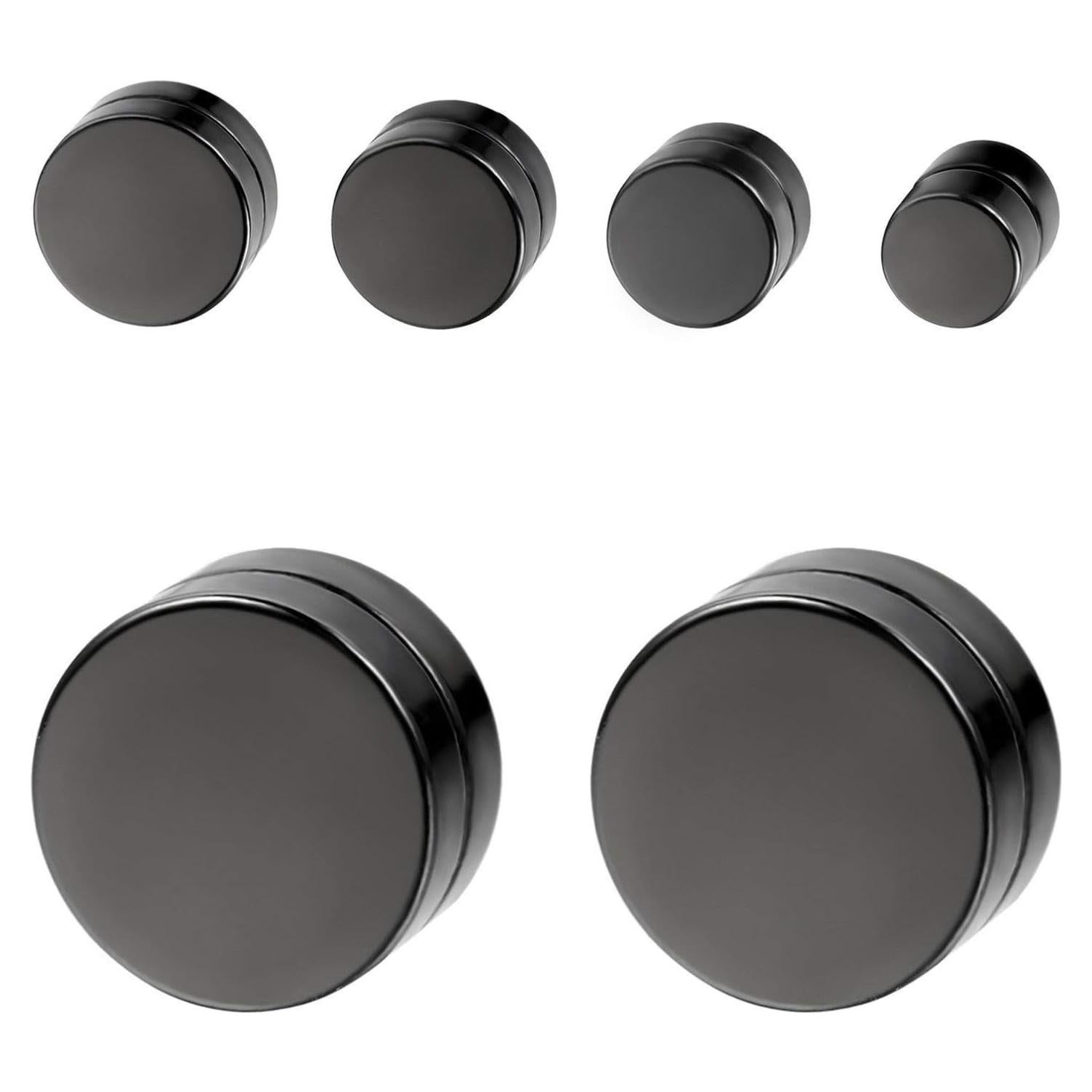 Pendientes Magnéticos Aroncent para Hombres de Acero Inoxidable