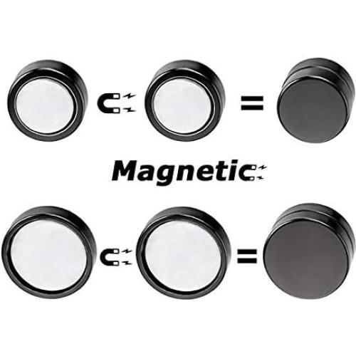 Pendientes Magnéticos Aroncent para Hombres de Acero Inoxidable