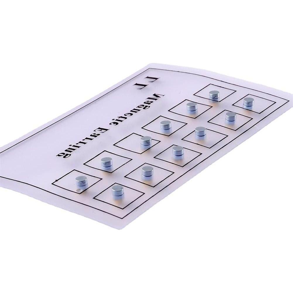 Pendientes Magnéticos de Cristal PARA MÁS 12 Pcs Sin Perforación