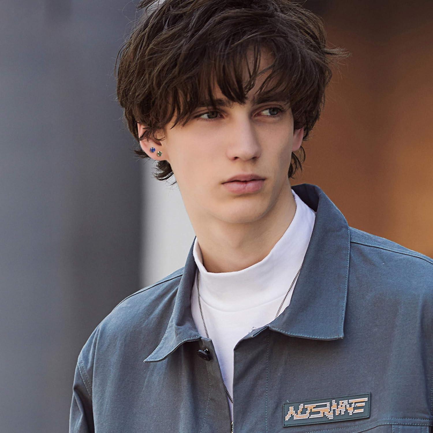 Pendientes Magnéticos ORAZIO 12 Pares Acero Inoxidable 5mm