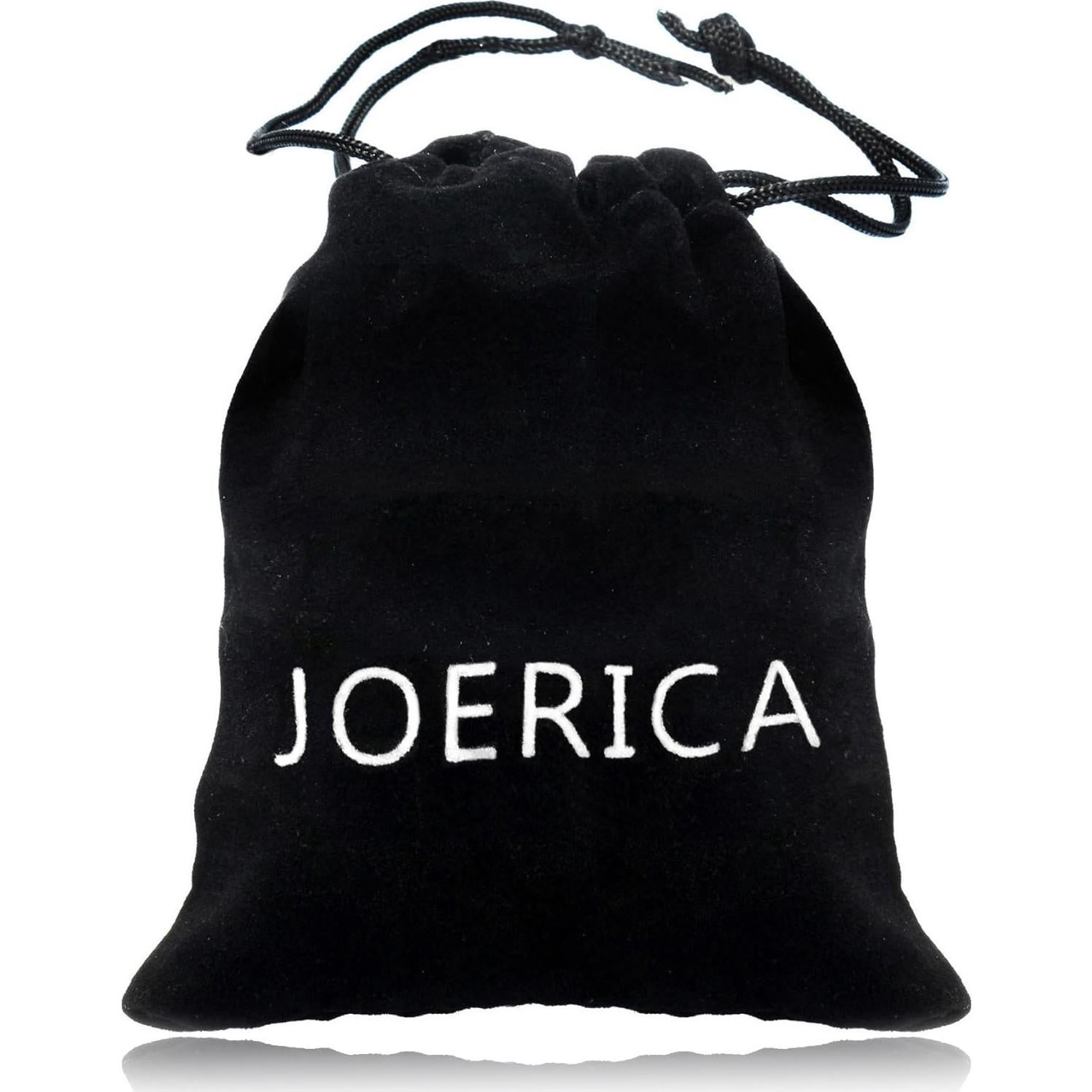 Pendientes de Acero Inoxidable JOERICA 2 Pares 6MM para Hombres y Mujeres