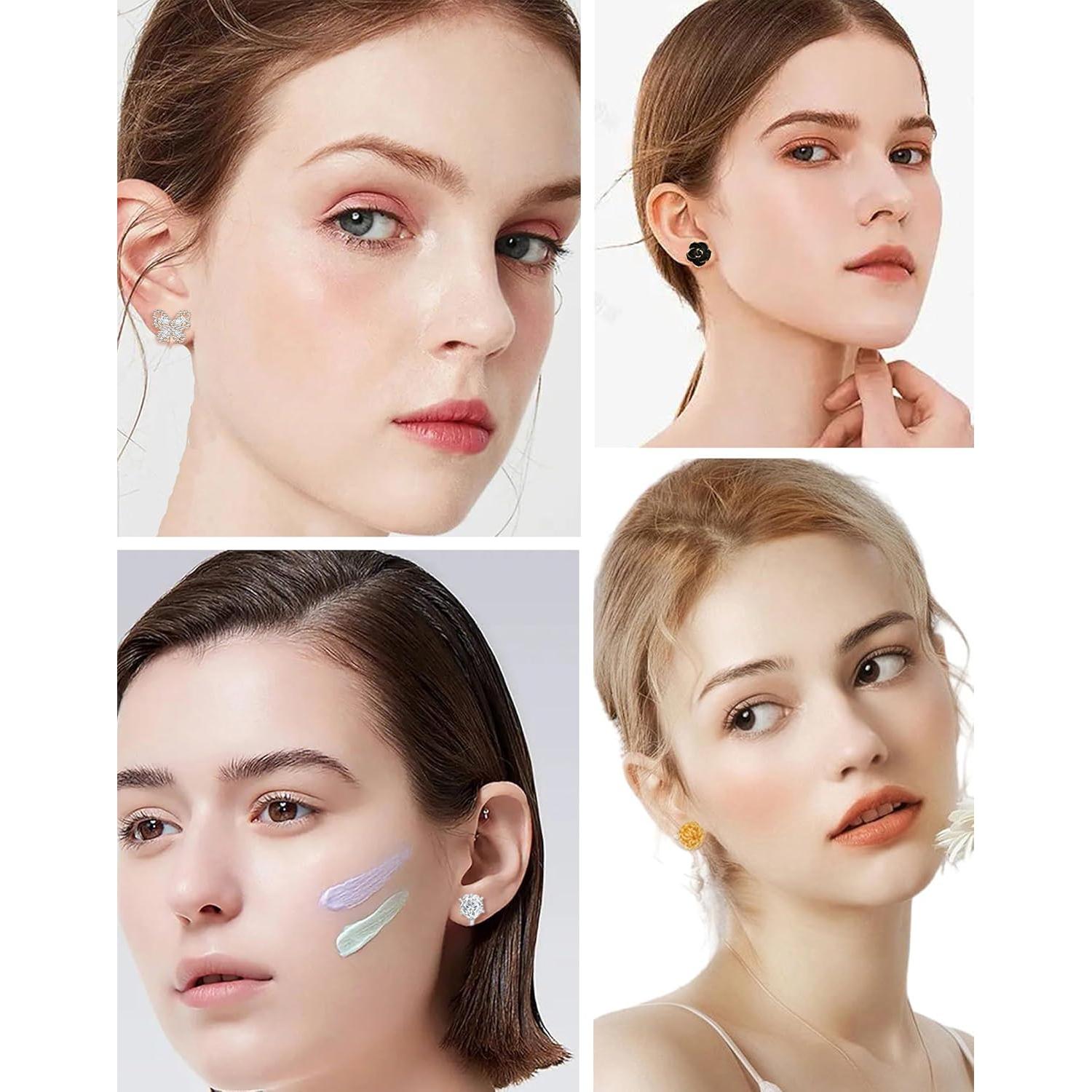 Conjunto 10 Pares Pendientes de Clip Tornito Mujeres