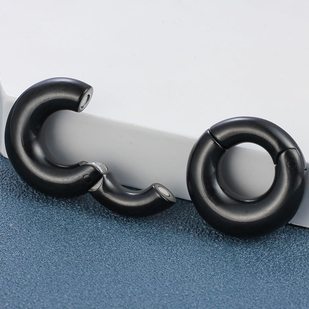 Pesas para Orejas Estiradas LADEMAYH Acero Inoxidable 40g