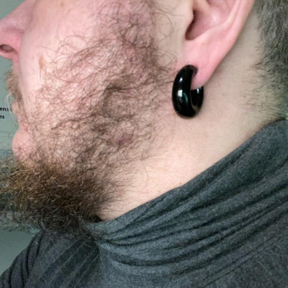 Pesas para Orejas Estiradas LADEMAYH Acero Inoxidable 40g