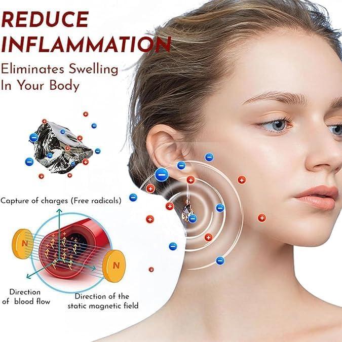 Pendientes de Magnetoterapia Lymphvity con Cuarzo para Mujeres