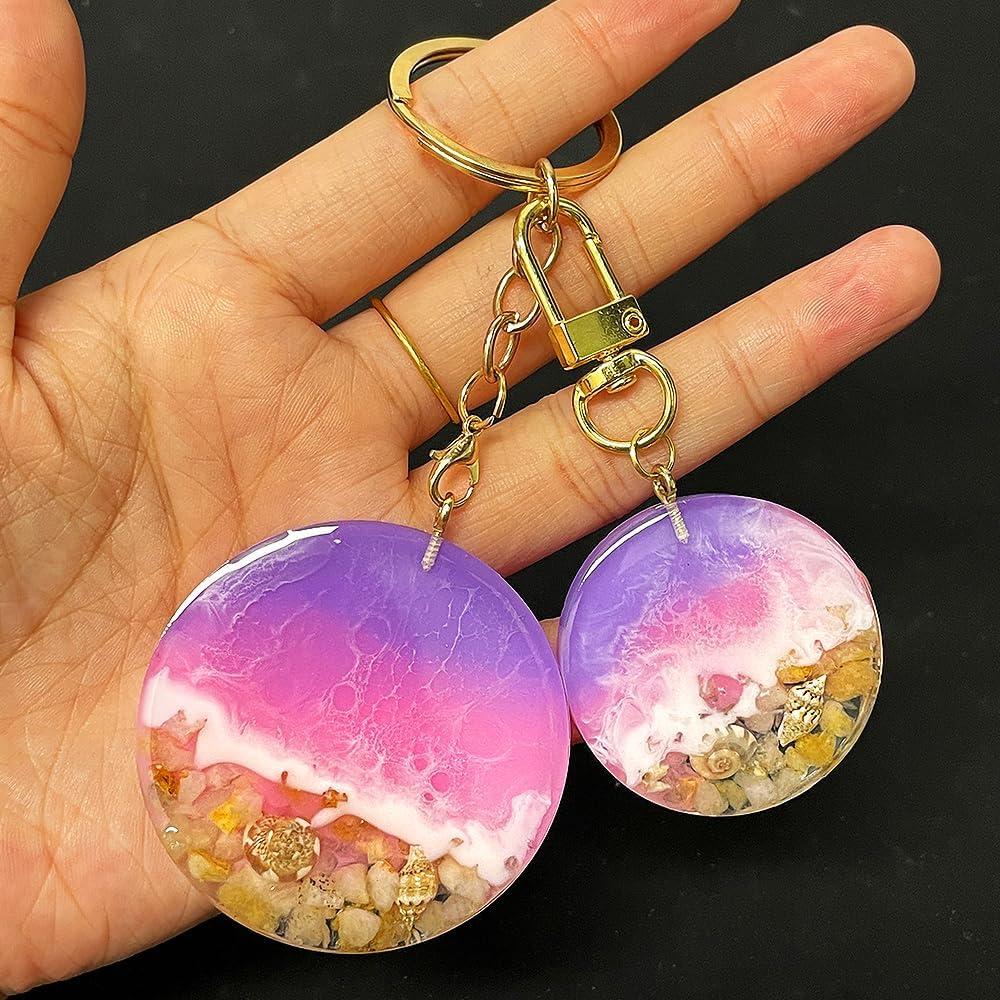 Juego de 4 Moldes de Silicona para Resina ResinWorld 10.16 cm