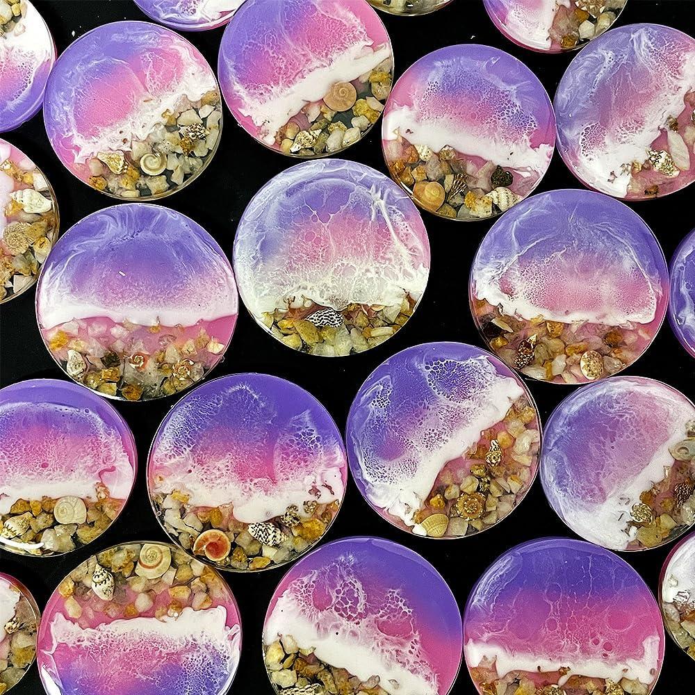 Juego de 4 Moldes de Silicona para Resina ResinWorld 10.16 cm