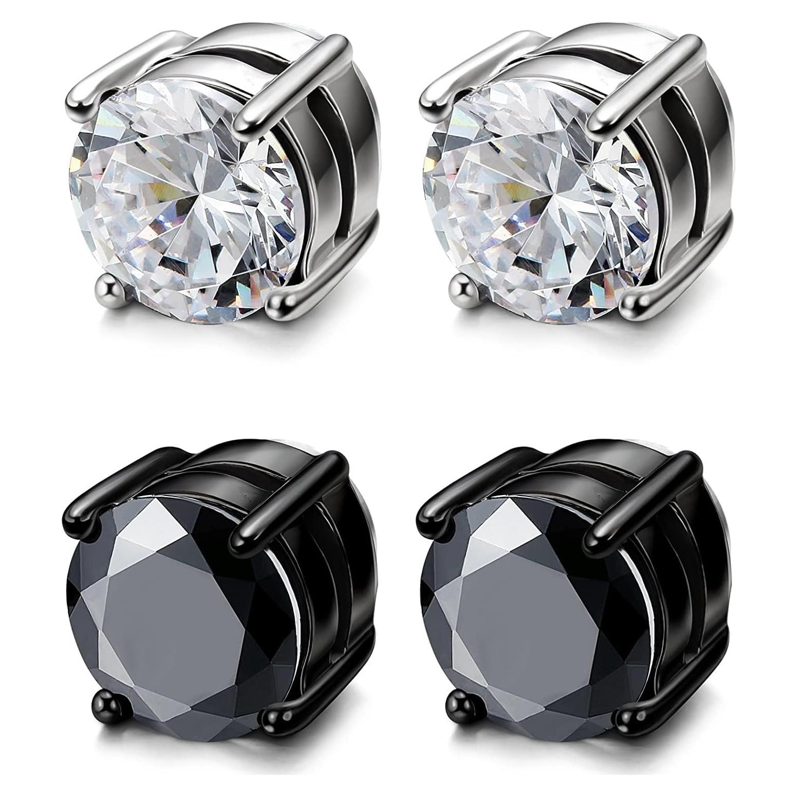 Pendientes Magnéticos Acero Inoxidable YZstyle 6MM-8MM Unisex