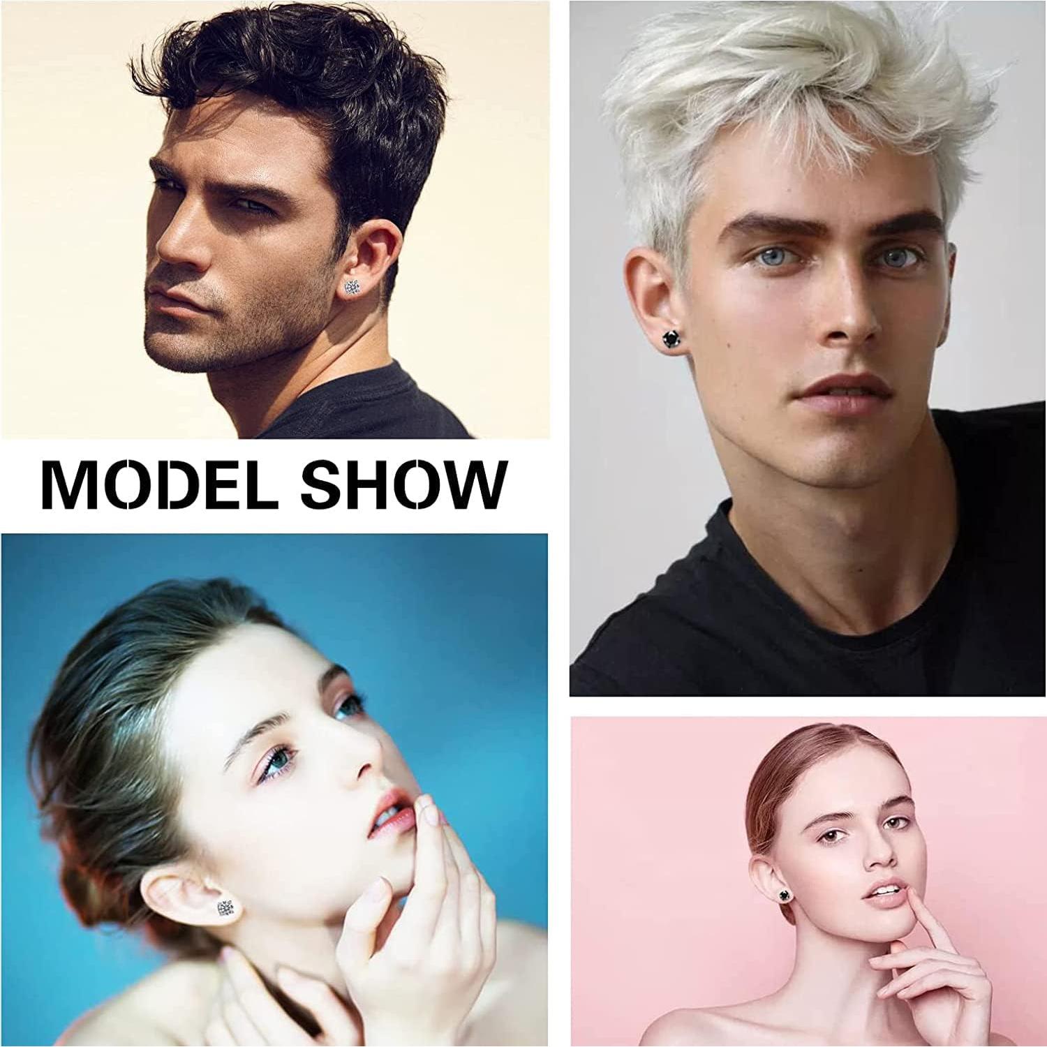 Pendientes Magnéticos Acero Inoxidable YZstyle 6MM-8MM Unisex