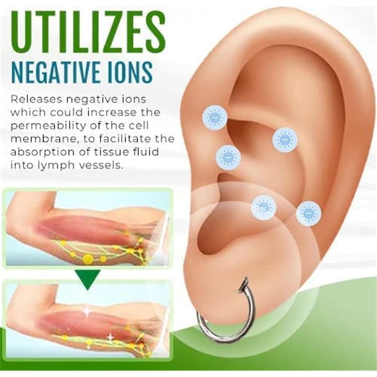 Pendientes de Acupresión Natural Sin Perforación - 5 Pares