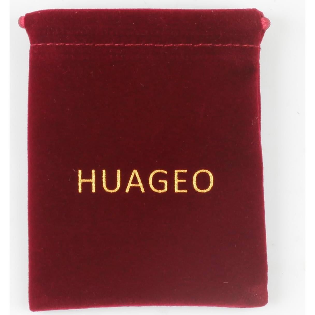 Pendientes de Cinta de Casete Vintage HUAGEO Doble Cara