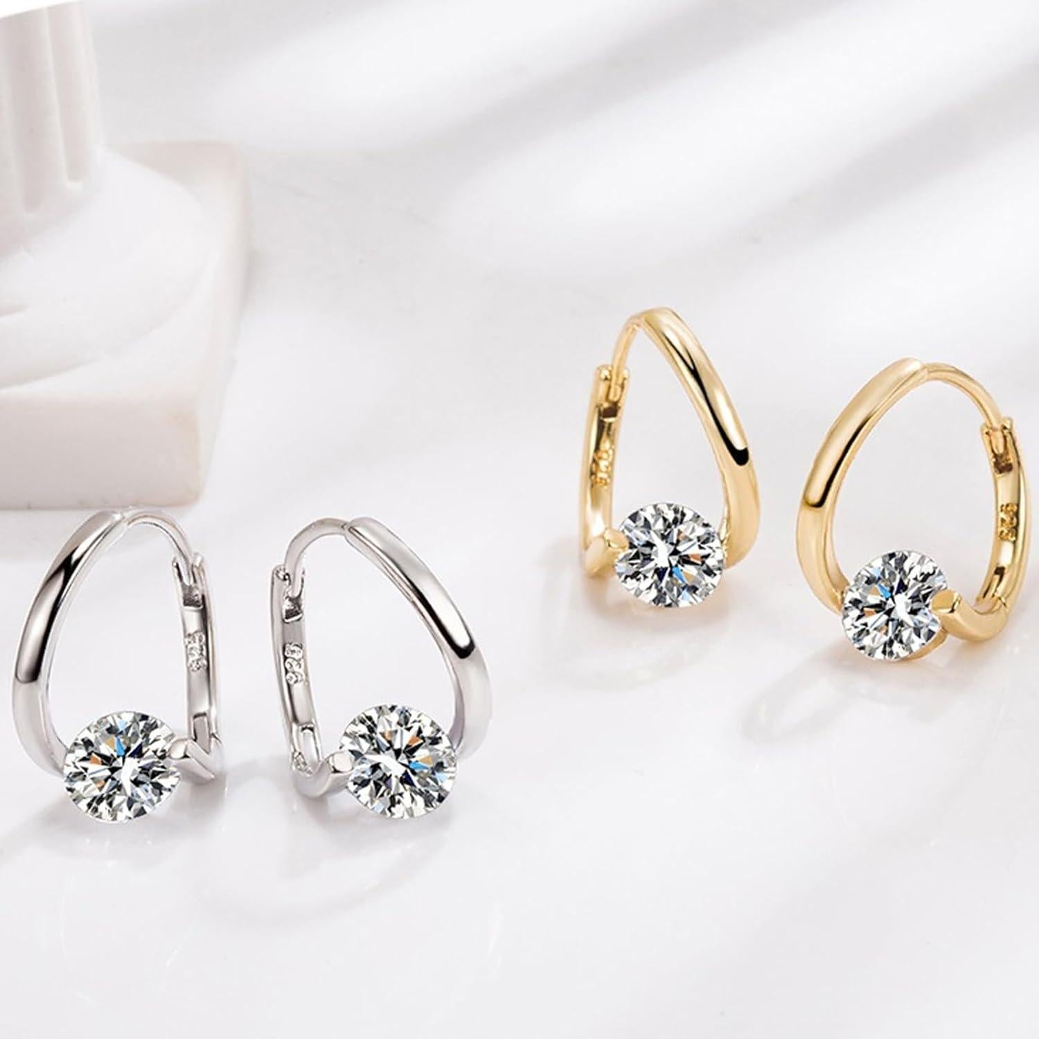 Pendientes de Drenaje Linfático para Mujeres Halolux - 4 Pares