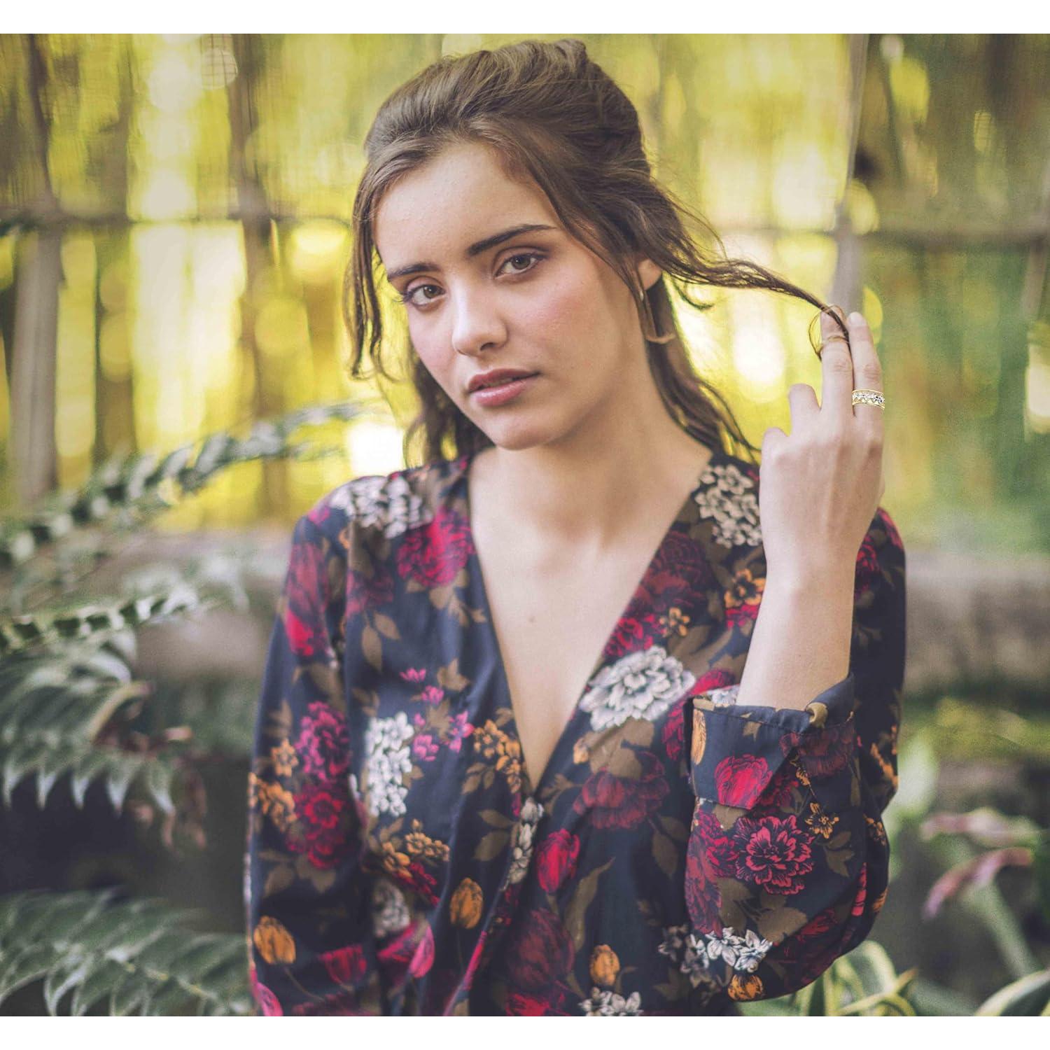 Anillo Ajustable de Oro Amarillo y Blanco 14k Rita Stephens