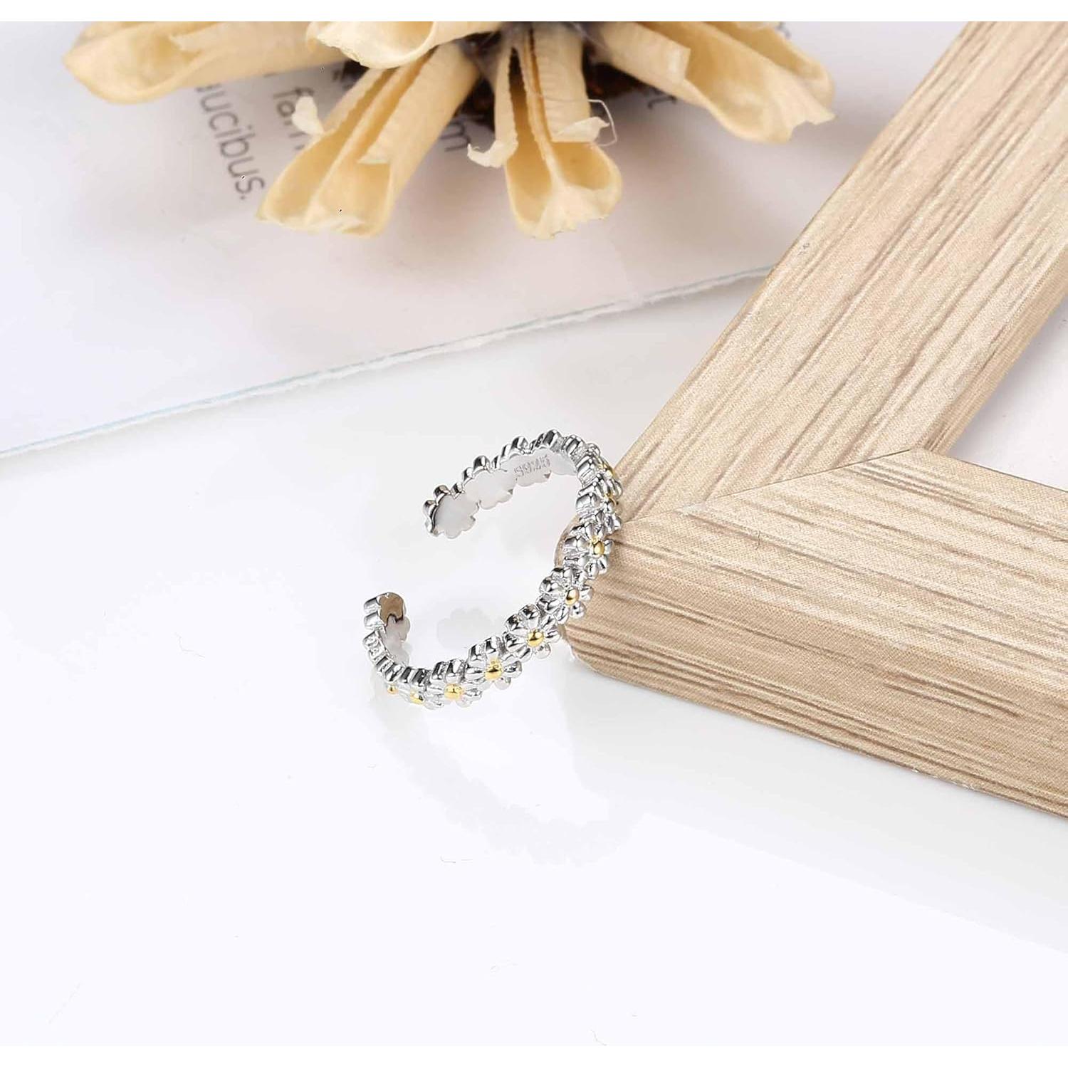 Anillos para Dedos de los Pies ORAZIO 925 Plata Esterlina Ajustables