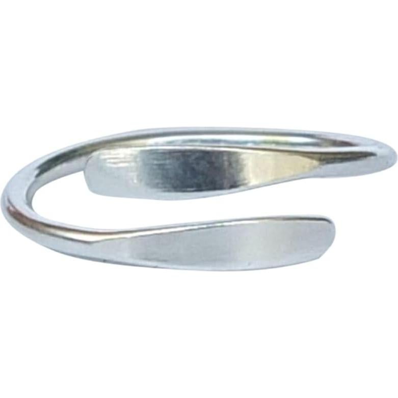Anillo ajustable de plata esterlina 925 MiYa - Delicado y clásico