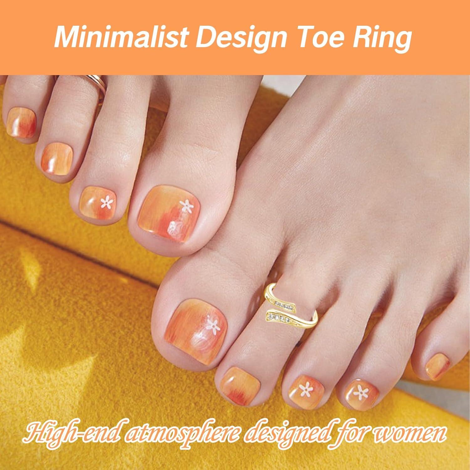 Anillo ajustable de oro 14K para mujer con diseño único