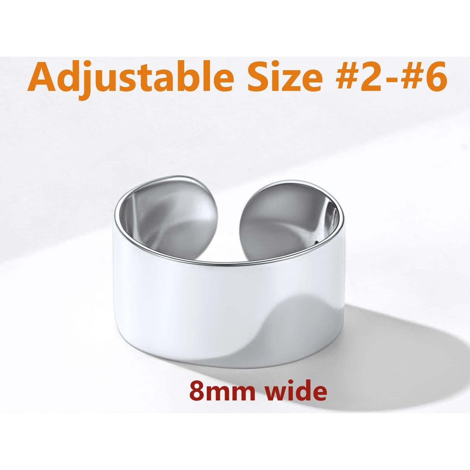 Anillo de Dedo del Pie Ajustable Plata Esterlina 925 SILVERCUTE