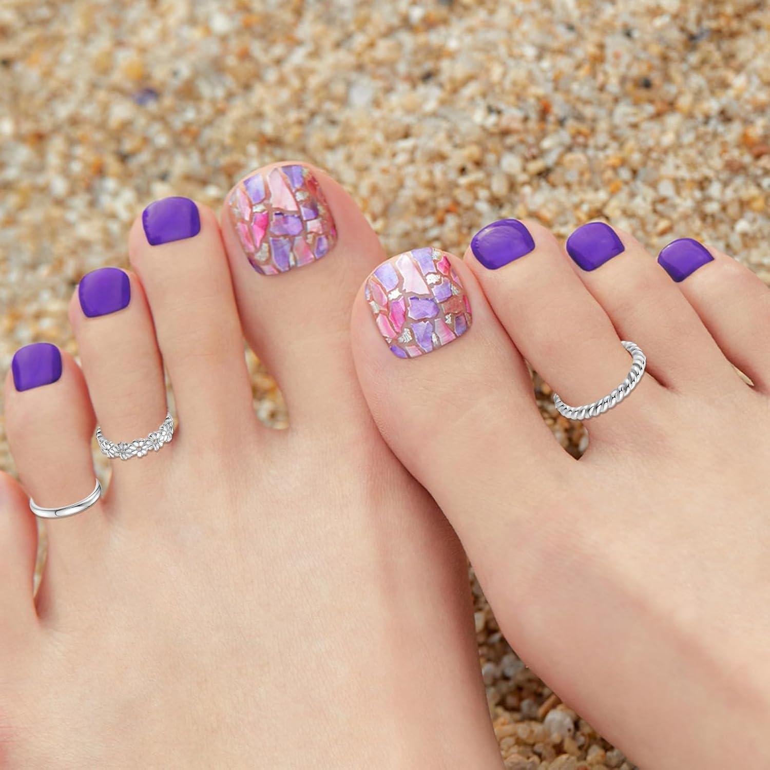 Conjunto 3 Anillos Ajustables de Oro/Plata 14K para Mujeres