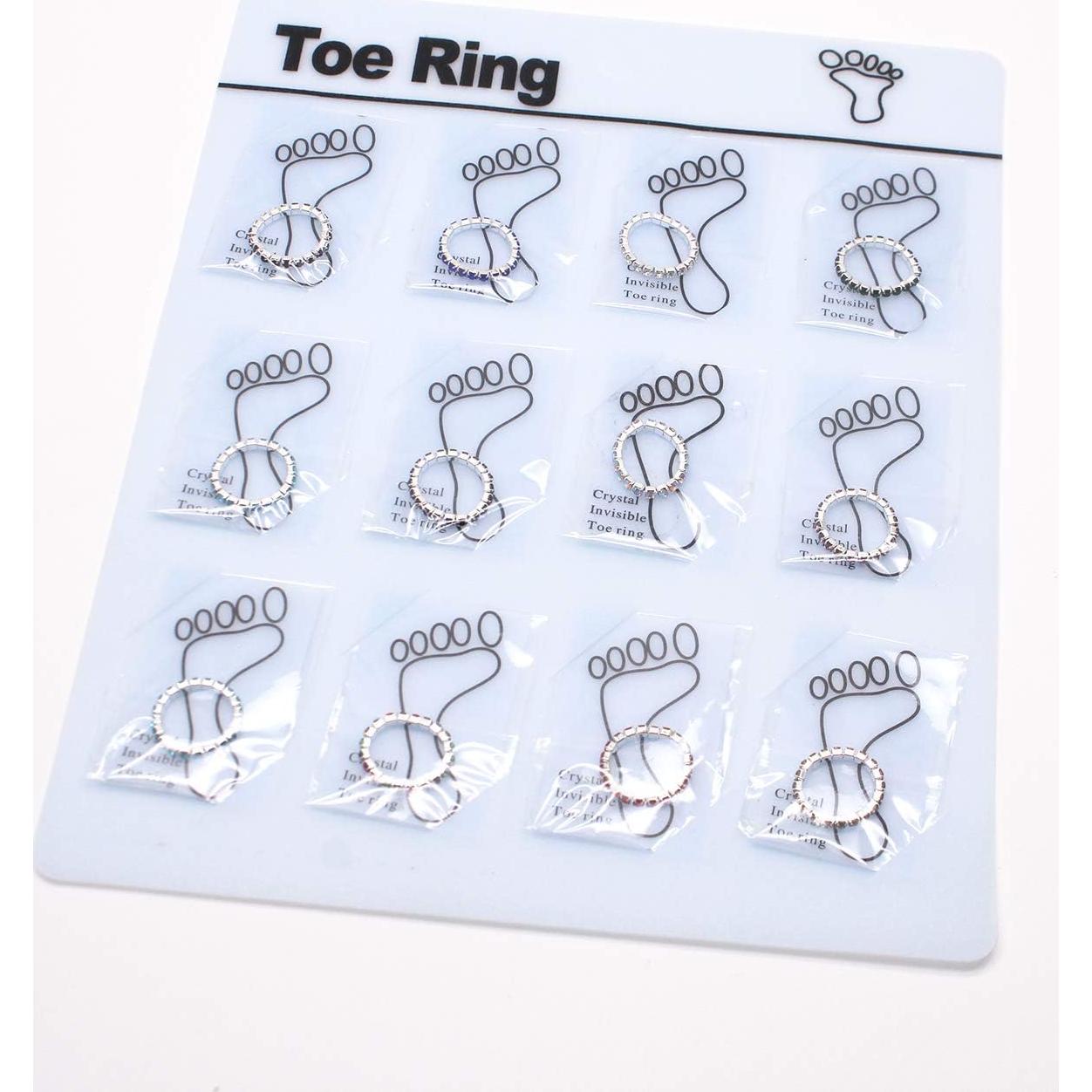 Anillos de Dedo Elástico 12 Pcs CELLOT - 12 Colores Brillantes