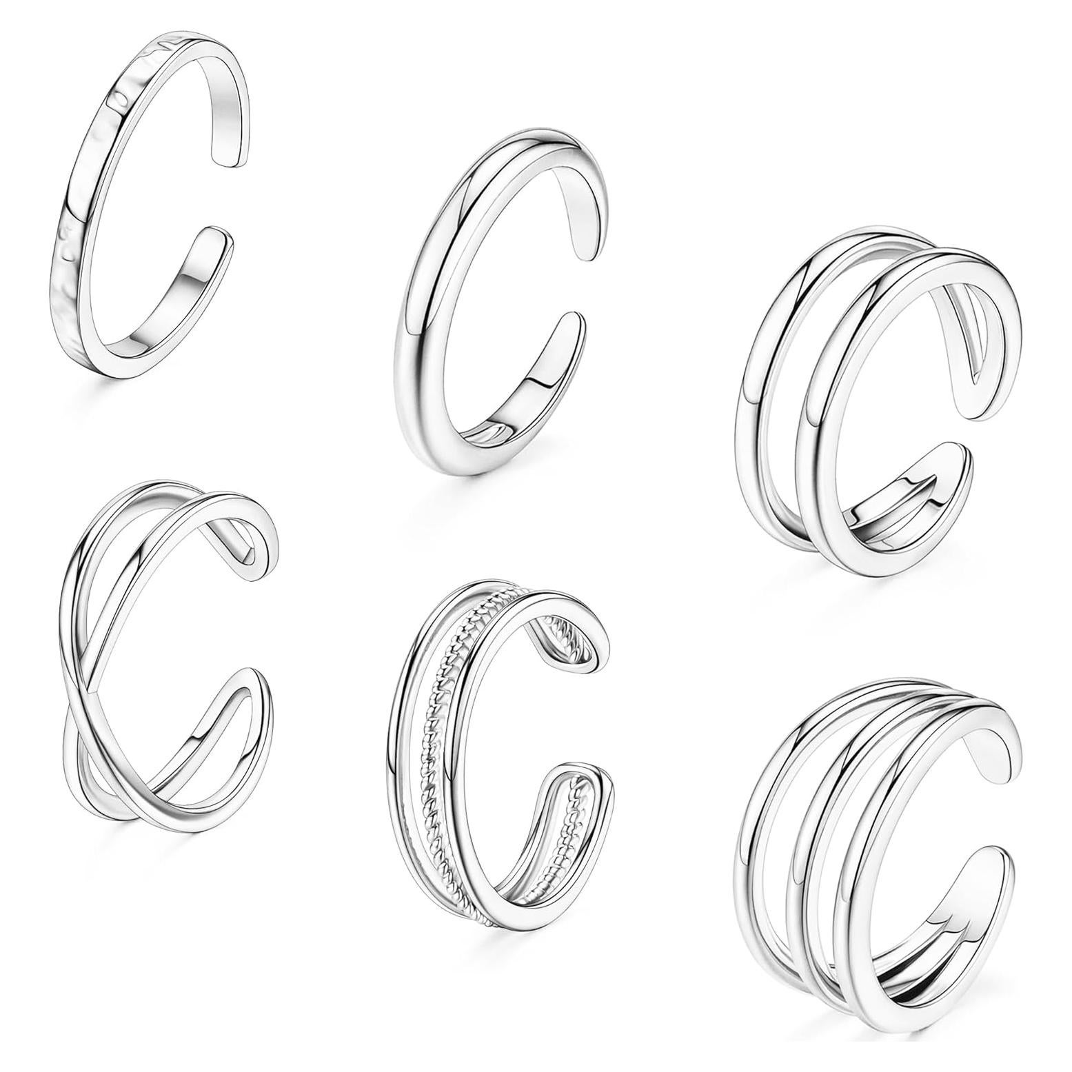 Anillos de Dedo del Pie Sonnyx para Mujeres 14K Oro Ajustables