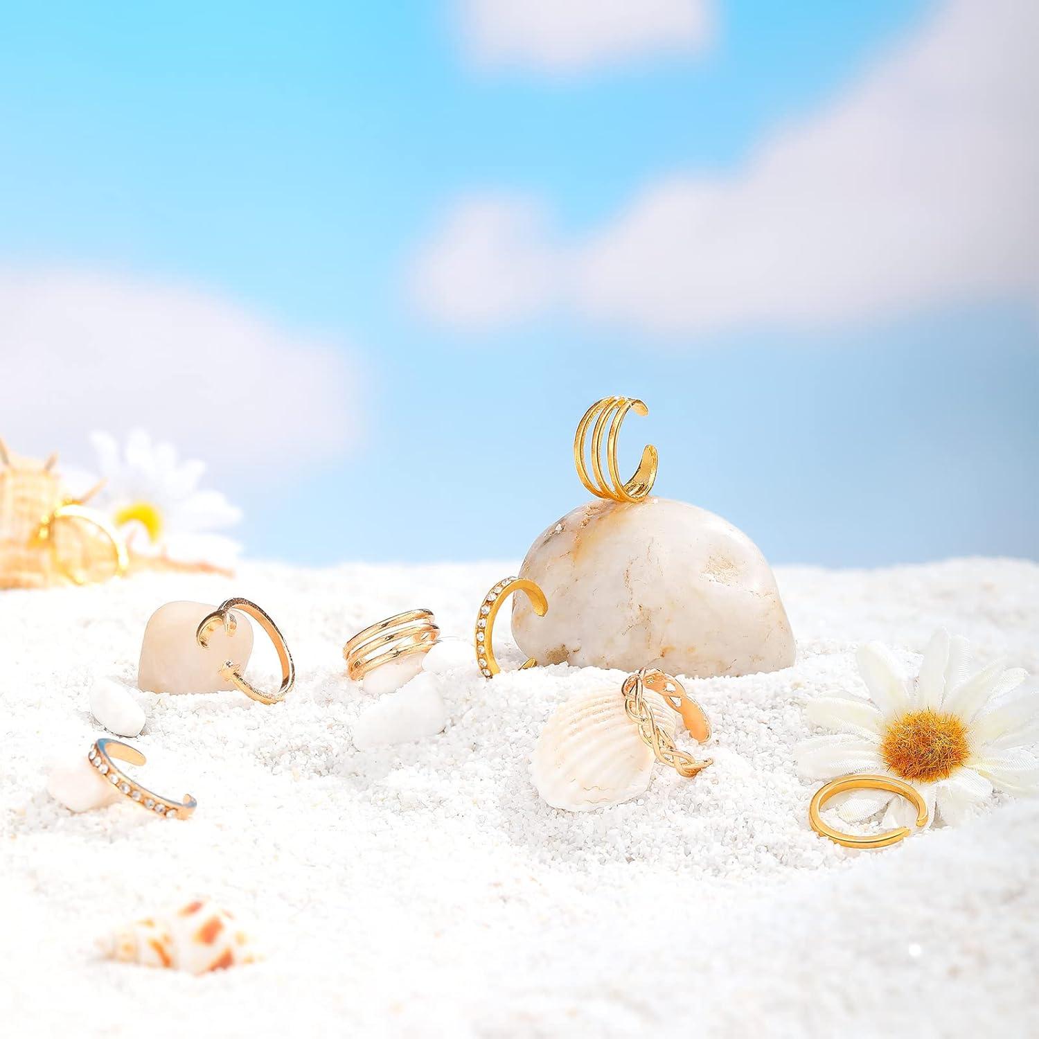 Conjunto de 24 Anillos Ajustables para Dedos de los Pies MTLEE