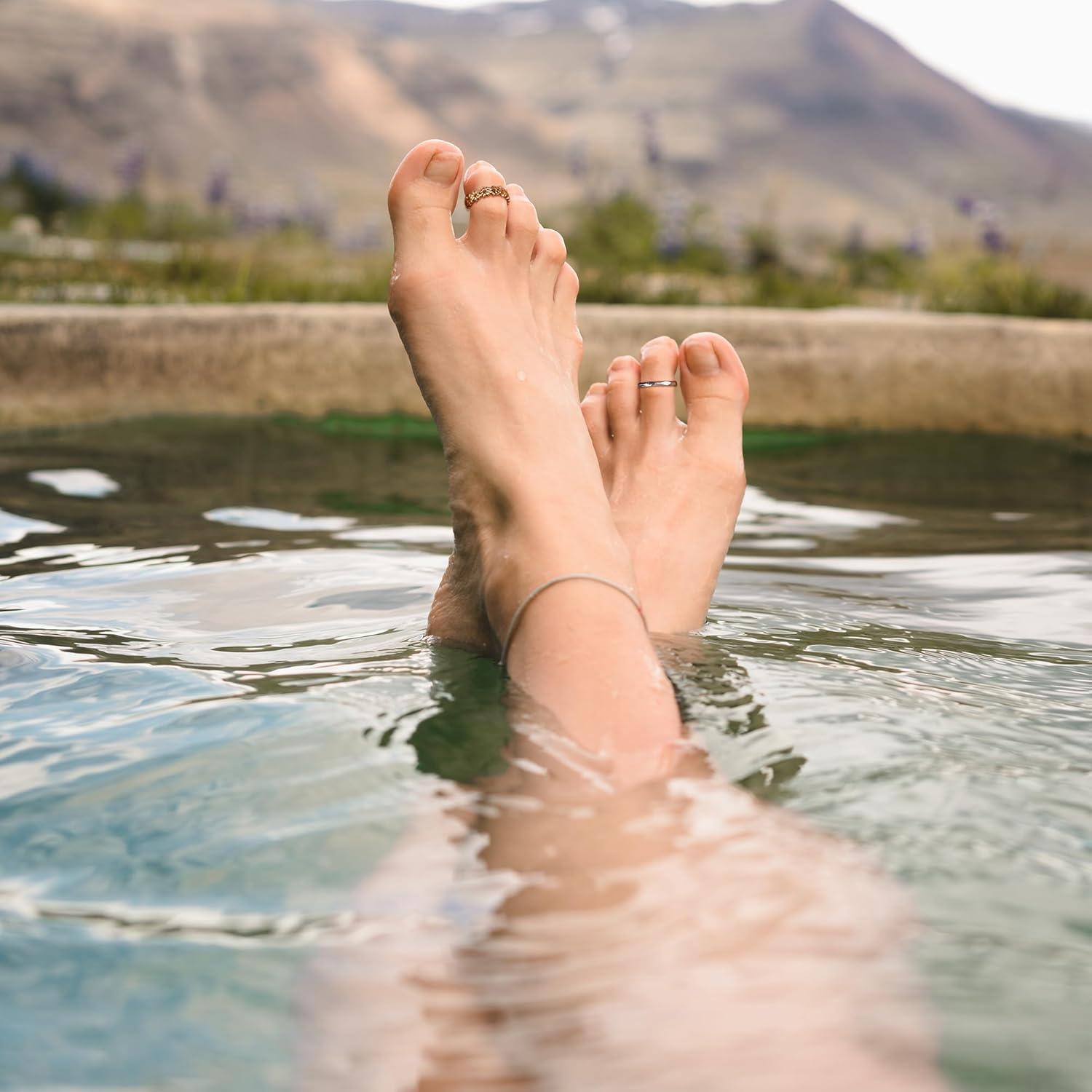 Set de 12 Anillos Ajustables para Mujeres Plata y Oro 18K