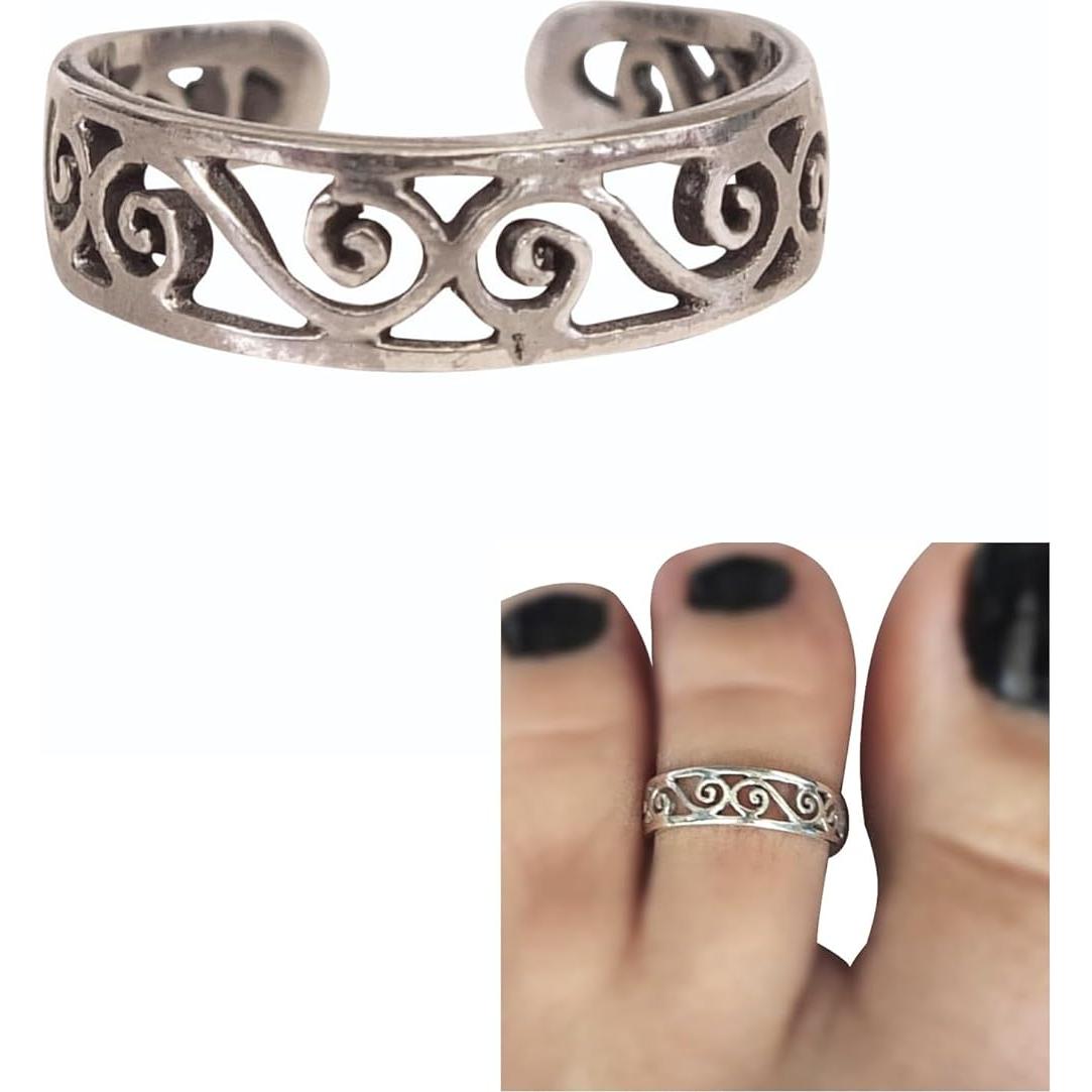 Anillo ajustable de plata esterlina 925 MiYa Creations