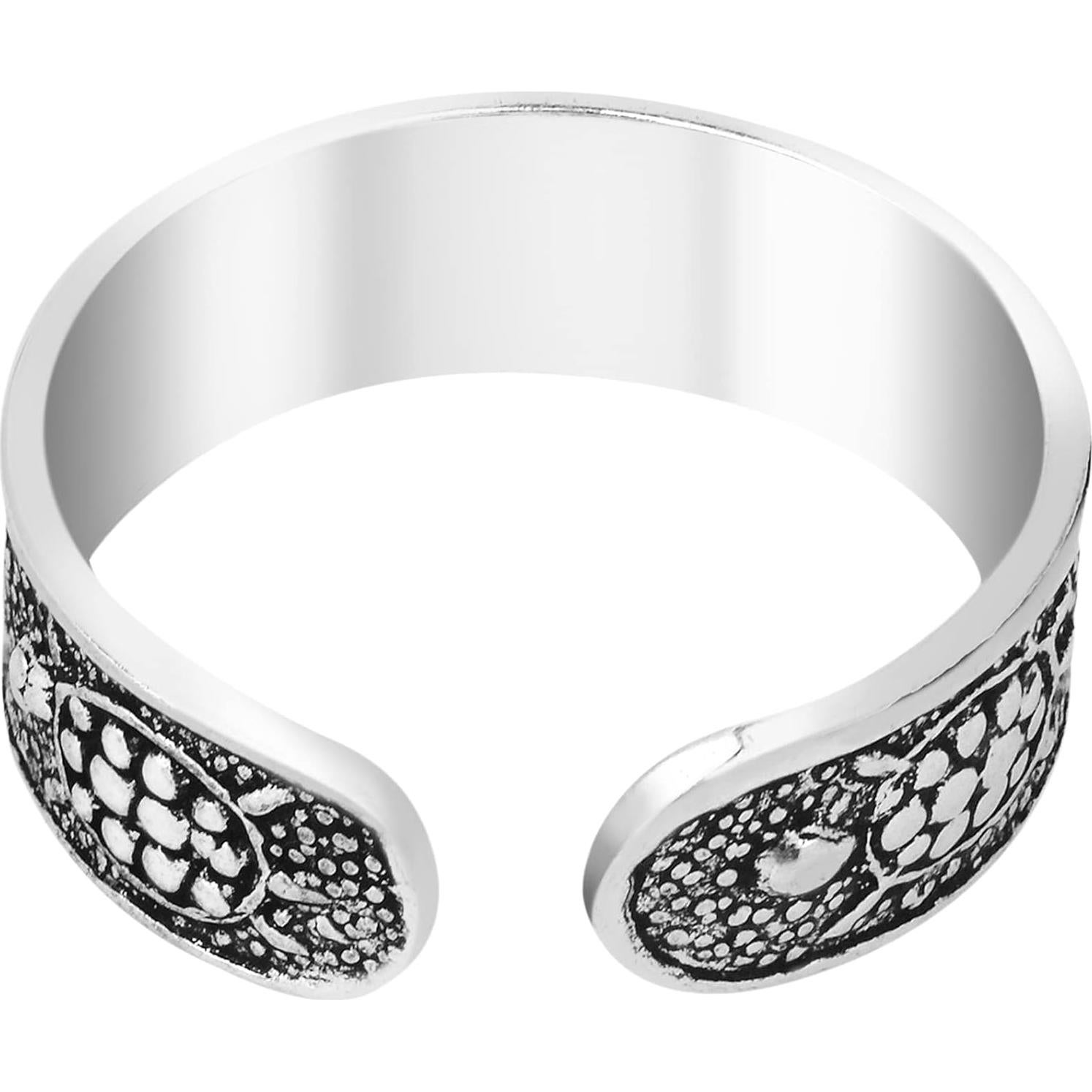 Anillo de Plata Esterlina AeraVida Tortuga Ajustable 5mm