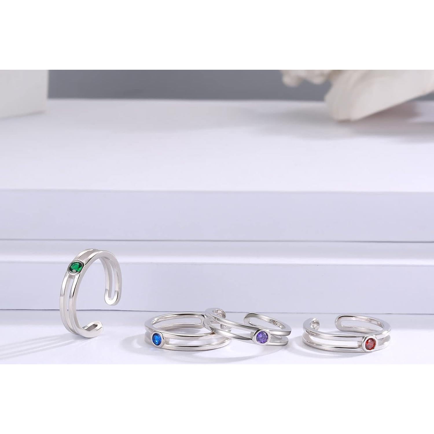 Anillo de dedo del pie ajustable Sariel plata esterlina 925