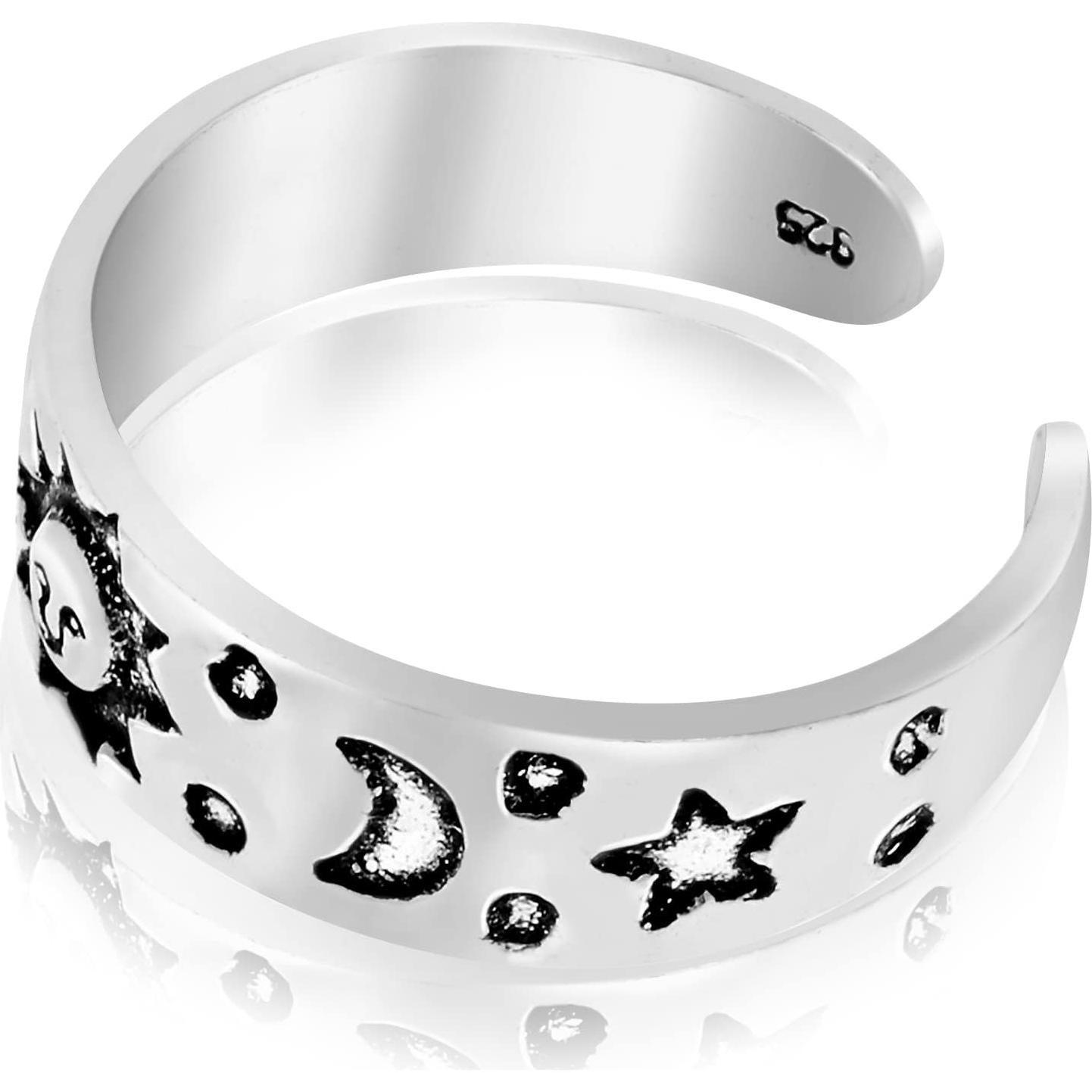 Anillo de Dedo del Pie AeraVida Cielo Celestial Plata 925