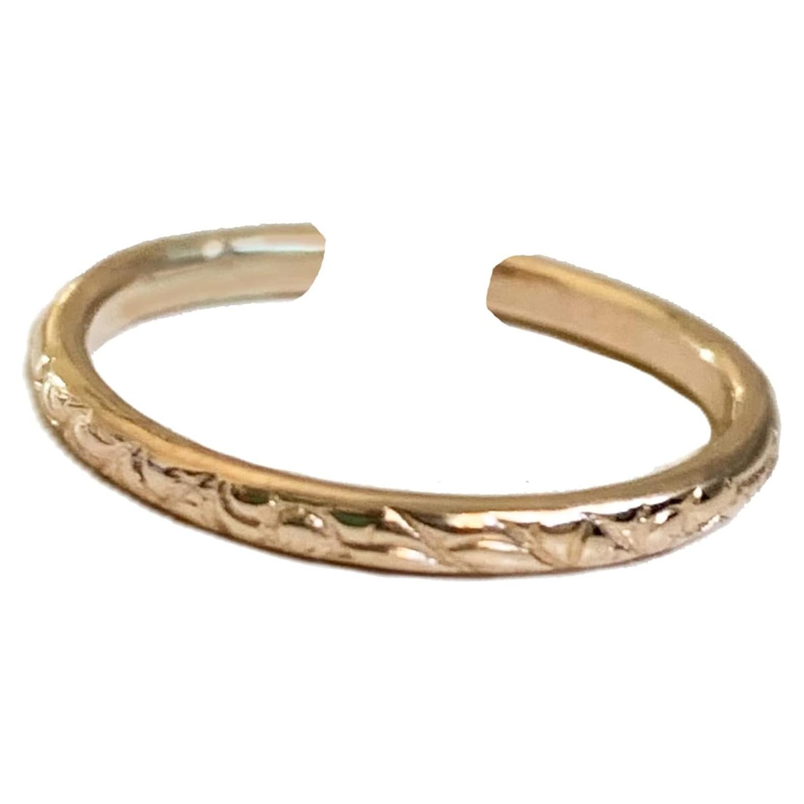 Anillo de Dedo del Pie Brisa Hawaiana Oro 14K Ajustable