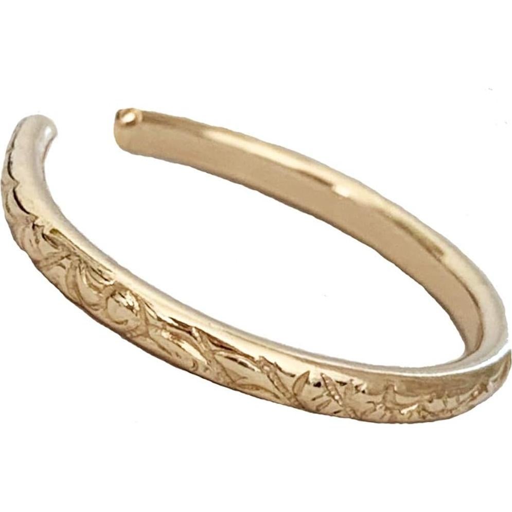 Anillo de Dedo del Pie Brisa Hawaiana Oro 14K Ajustable