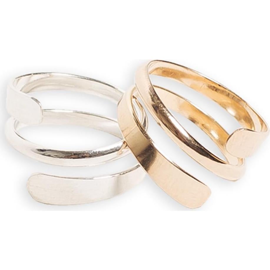 Anillo para Dedos de los Pies Pipeline .925 Plata de Ley Ajustable Unisex