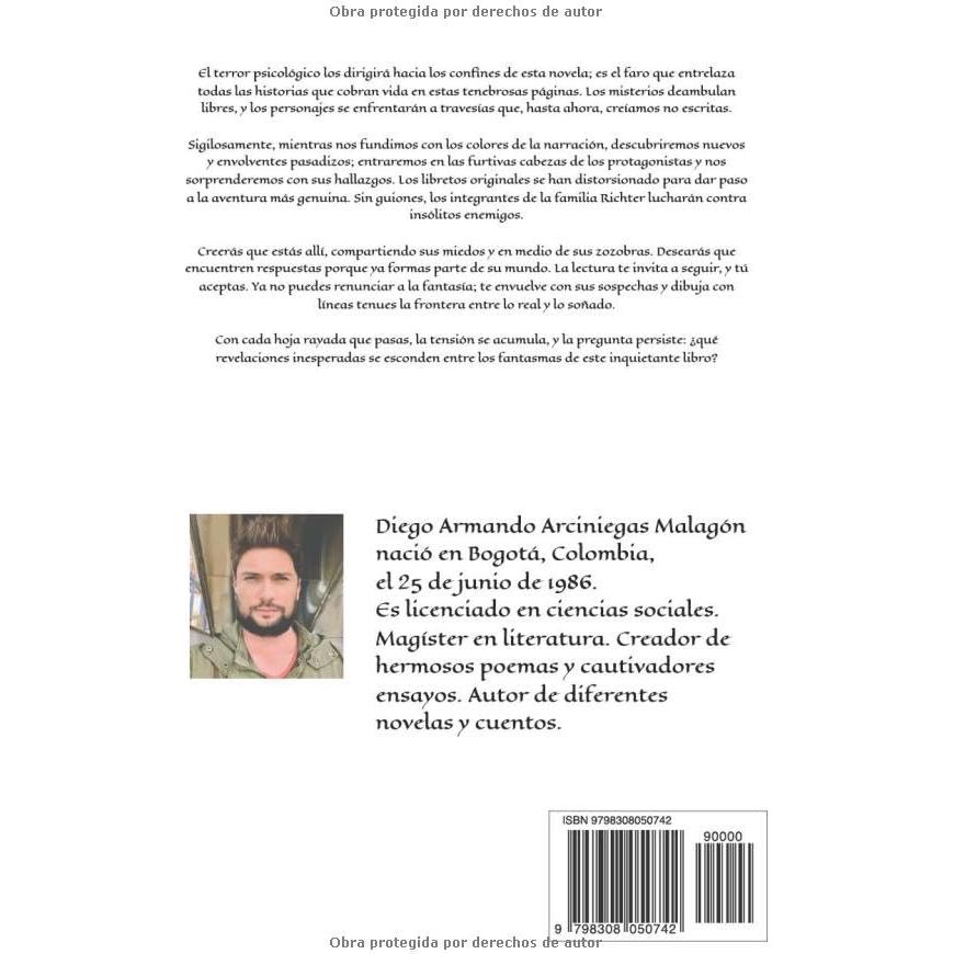 Cuando el terror escribe (Novela) (Del tiempo y sus demonios) (Spanish Edition)