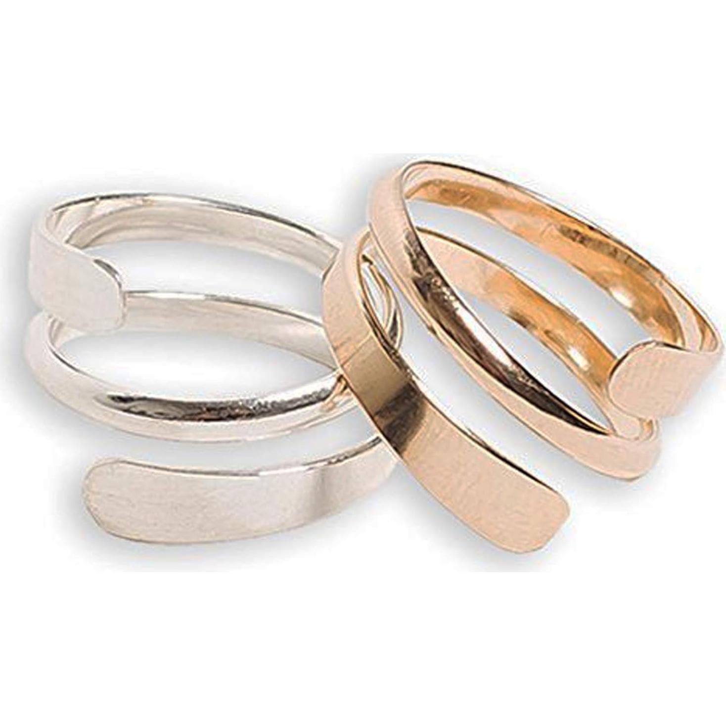 Anillo Envolvente Unisex de Plata Esterlina .925 - Talla Única