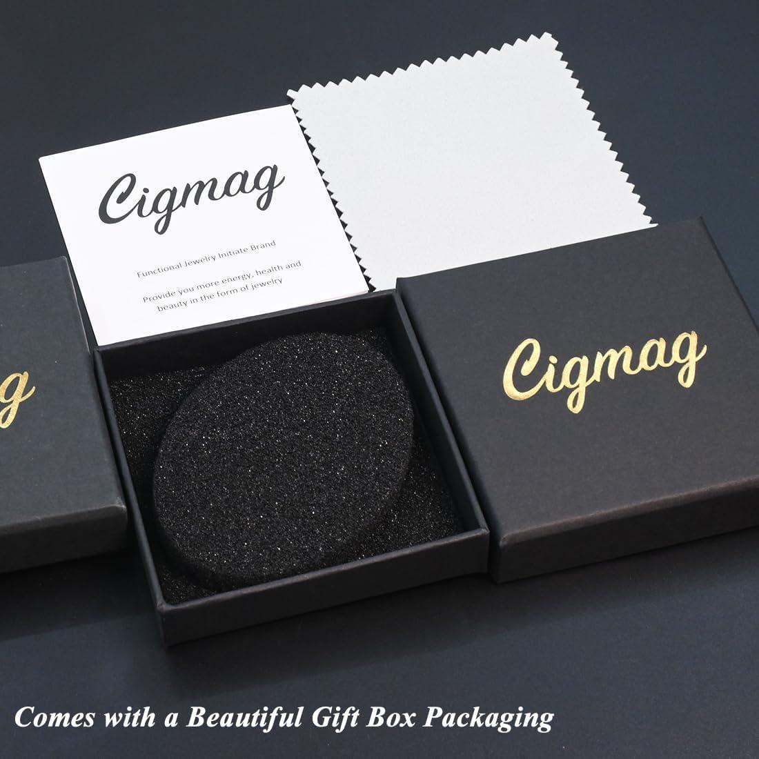 Anillos de Cobre Puro Cigmag 7X Ajustables para Mujeres - 2 Piezas