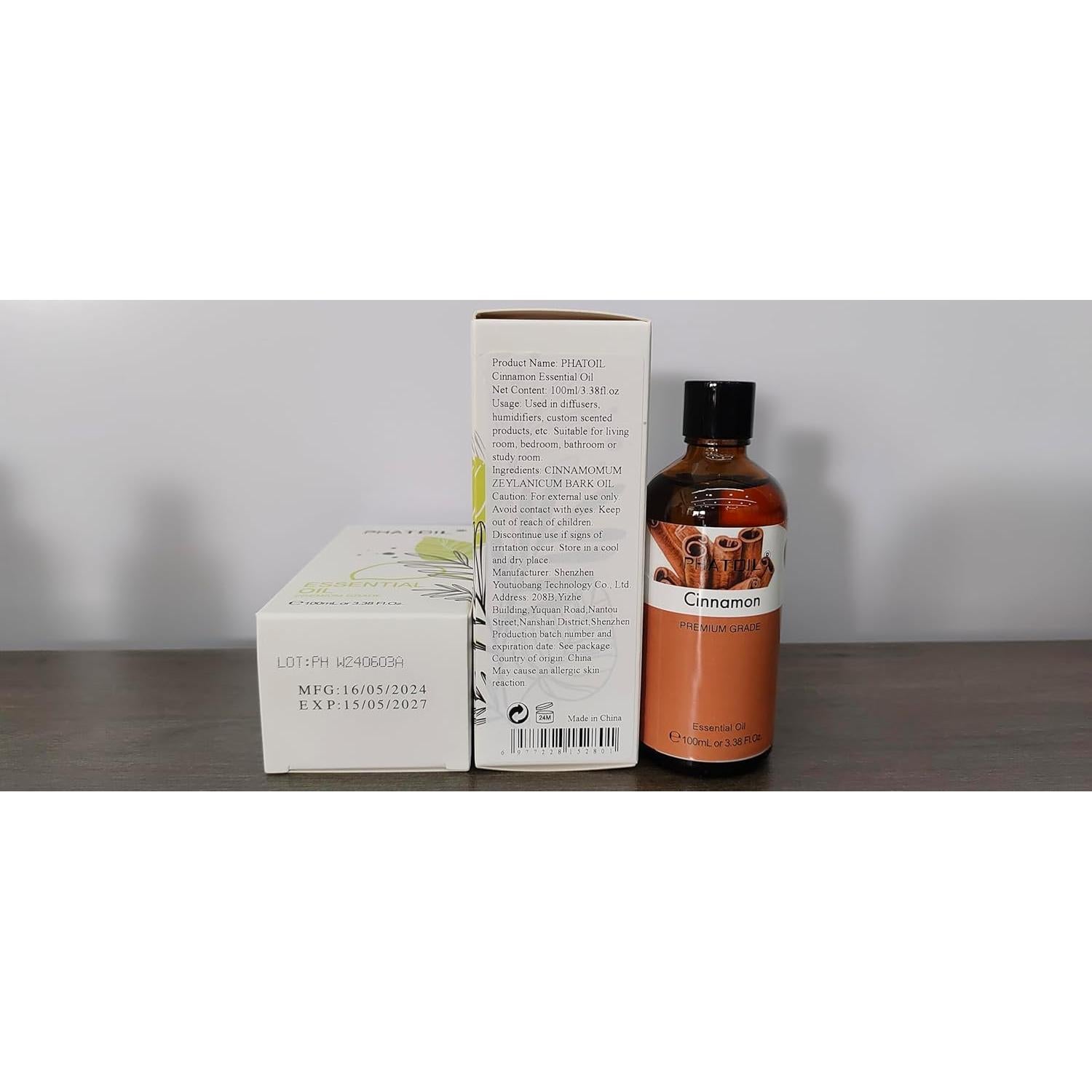 Aceite Esencial de Canela PHATOIL 100ML para Difusor