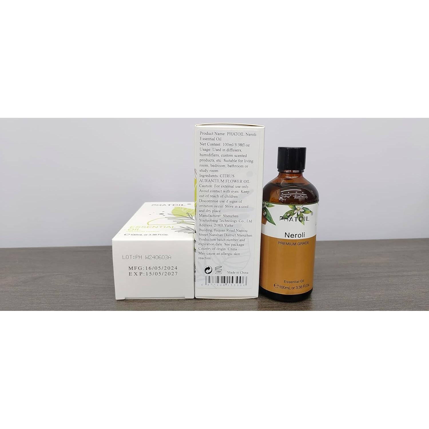 Aceite Esencial de Neroli 100ml PHATOIL Aromaterapia