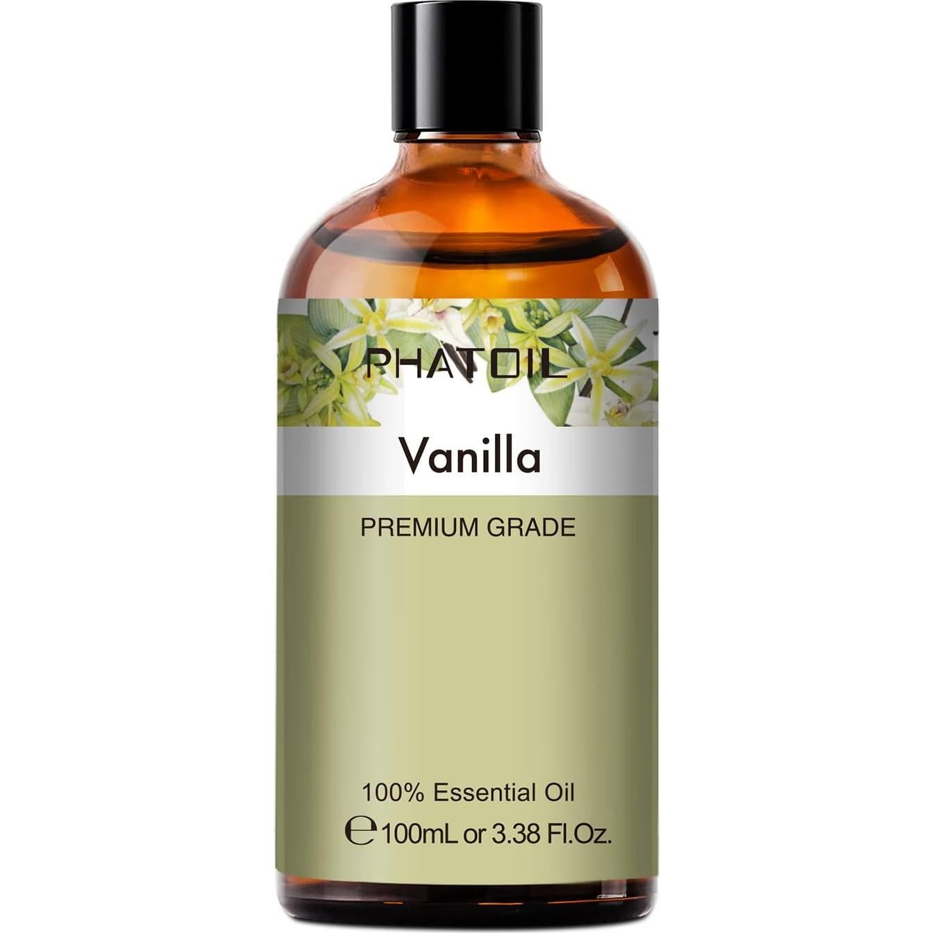 Aceite Esencial de Vainilla PHATOIL 100ml Puro para Aromaterapia