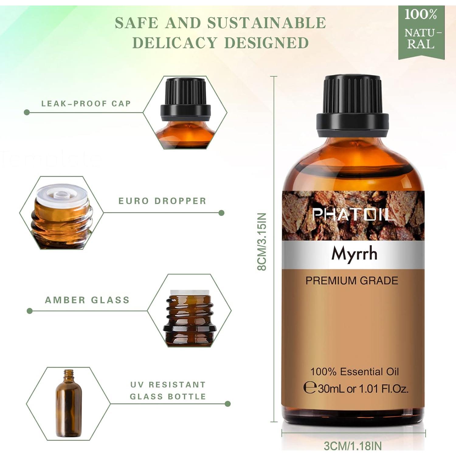 Aceite Esencial de Mirra 30ml PHATOIL para Aromaterapia