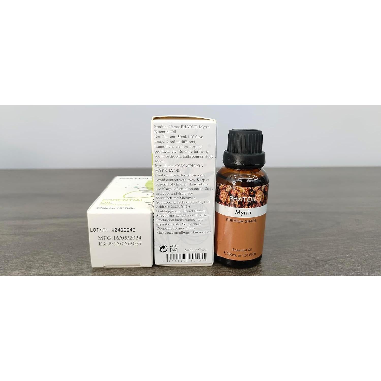 Aceite Esencial de Mirra 30ml PHATOIL para Aromaterapia