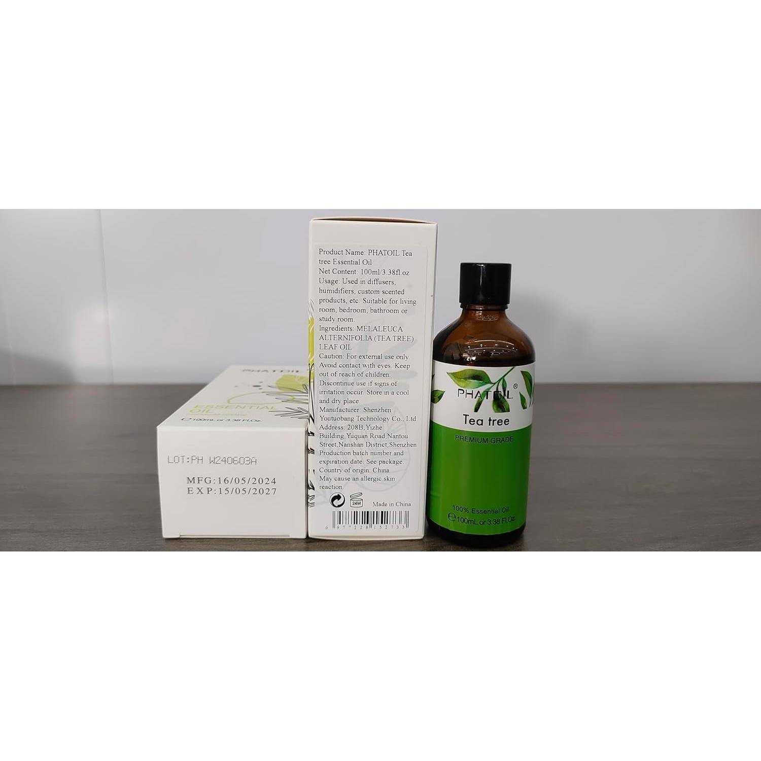 Aceite Esencial de Árbol de Té 100ml PHATOIL - Puro y Natural