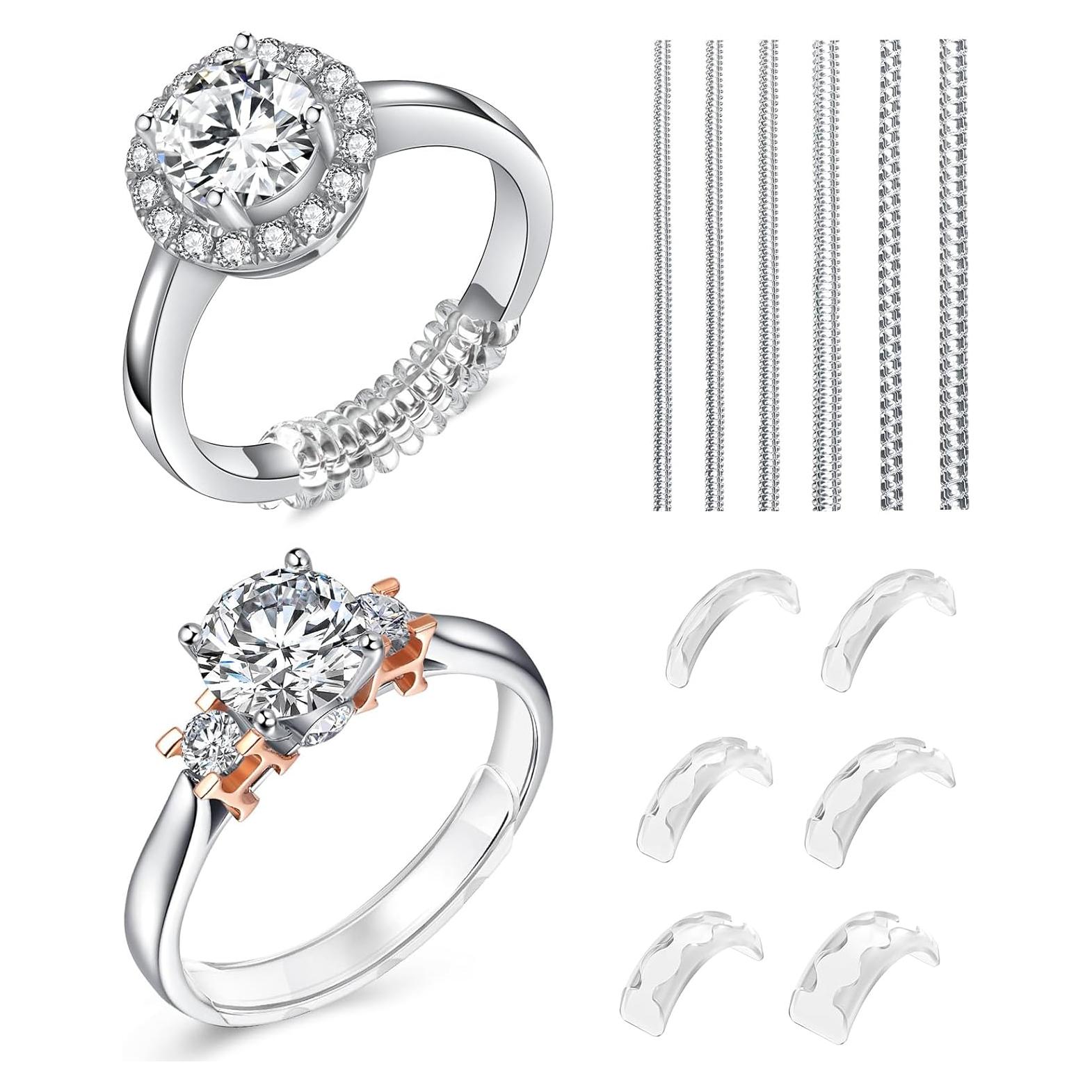 Ajustadores de Talla para Anillos Sueltos Haiou - 12 Piezas