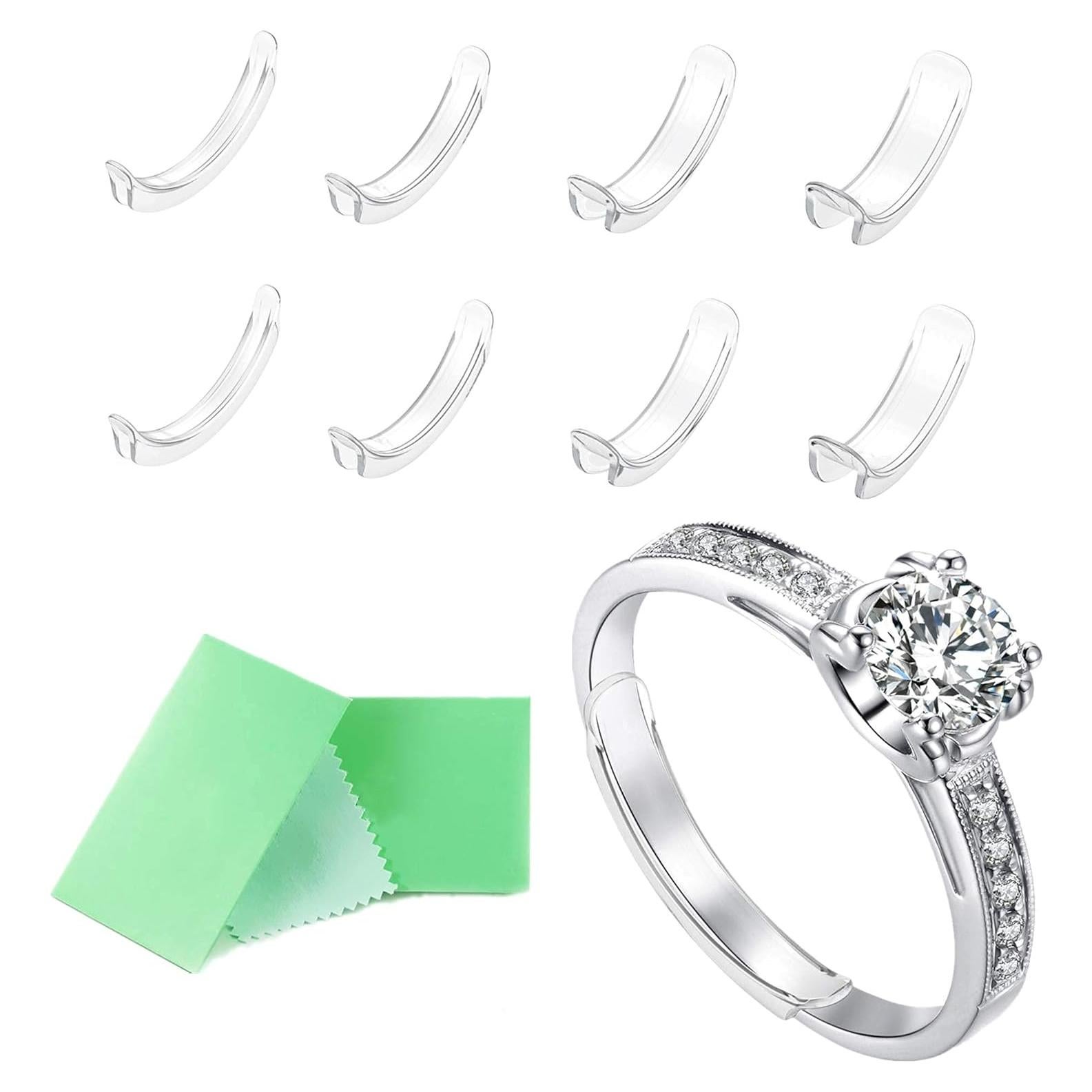 Ajustador de Tamaño de Anillo Invisible Feramox - 8 Piezas