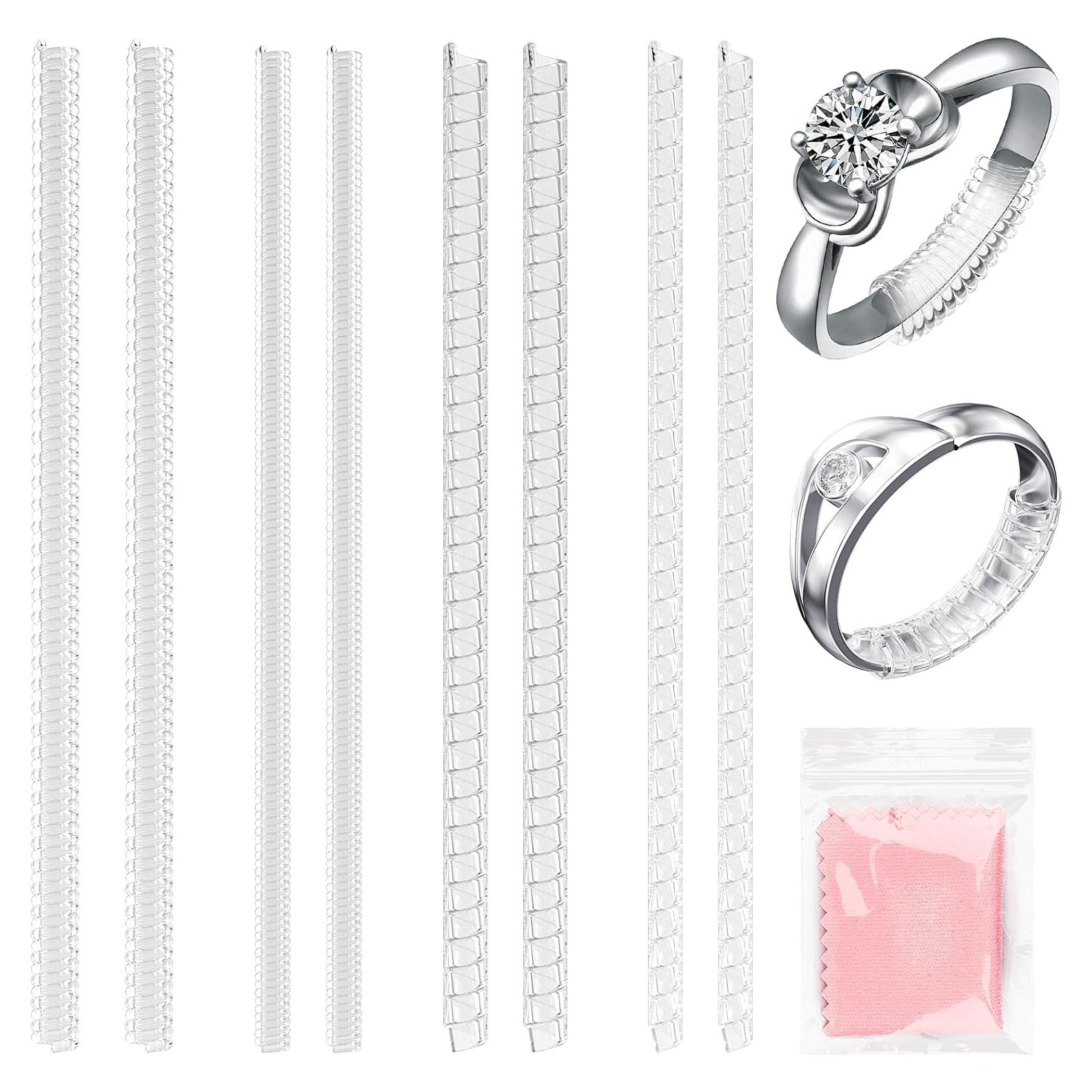 Reductor de Tamaño de Anillo Wegoup - Silicona Transparente 8 Piezas