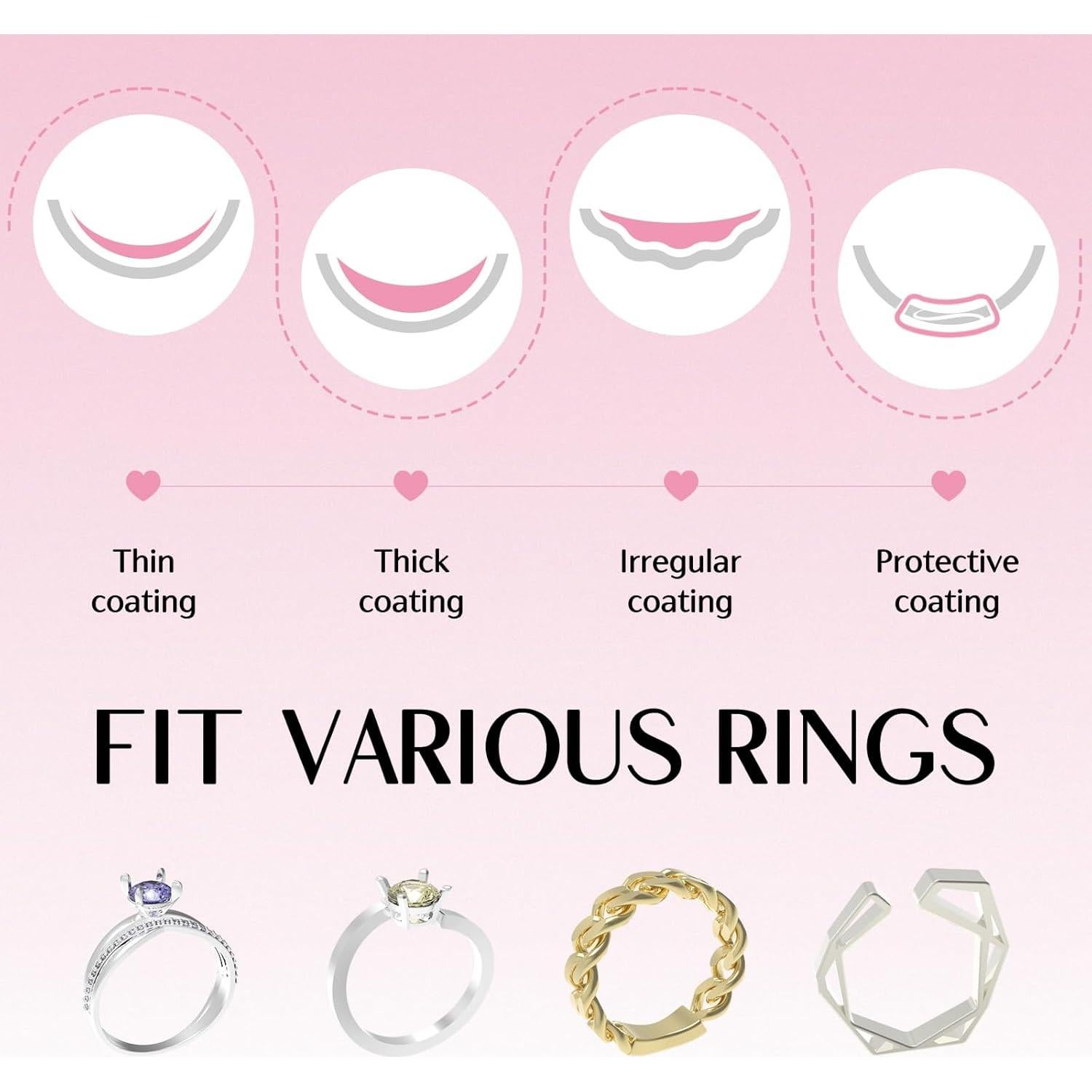 Kit Ajustadores de Anillos Akisey con Pegamento UV 20g